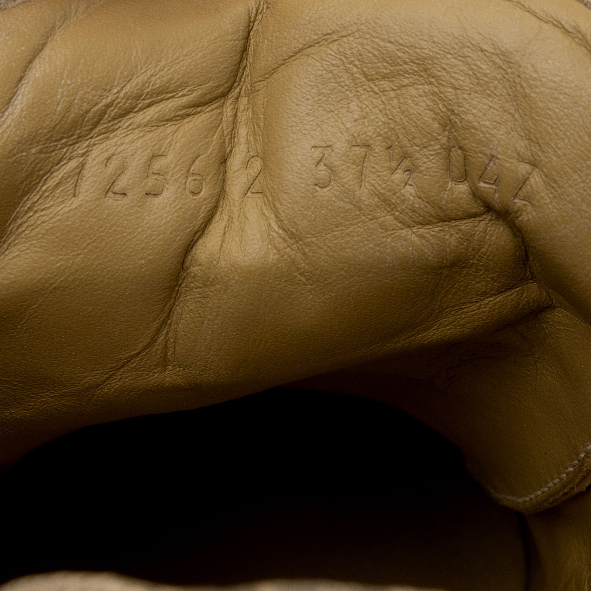 Gucci GG Canvas Leather Run Sneakers - Size 7.5 / 37.5 (SHF-V4B1xE)