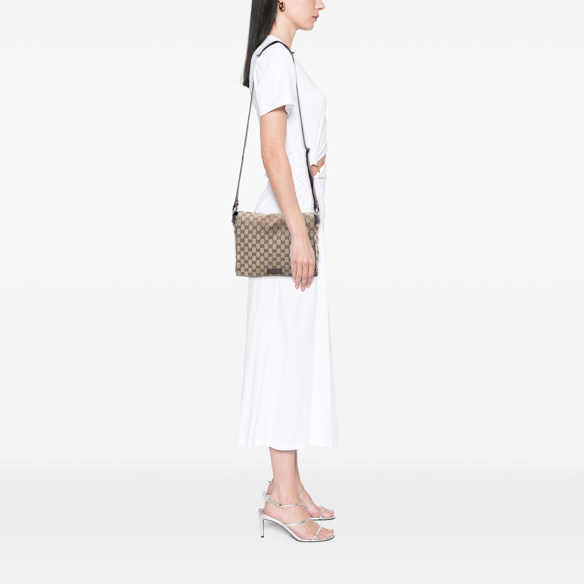 Gucci GG Canvas Messenger Bag
