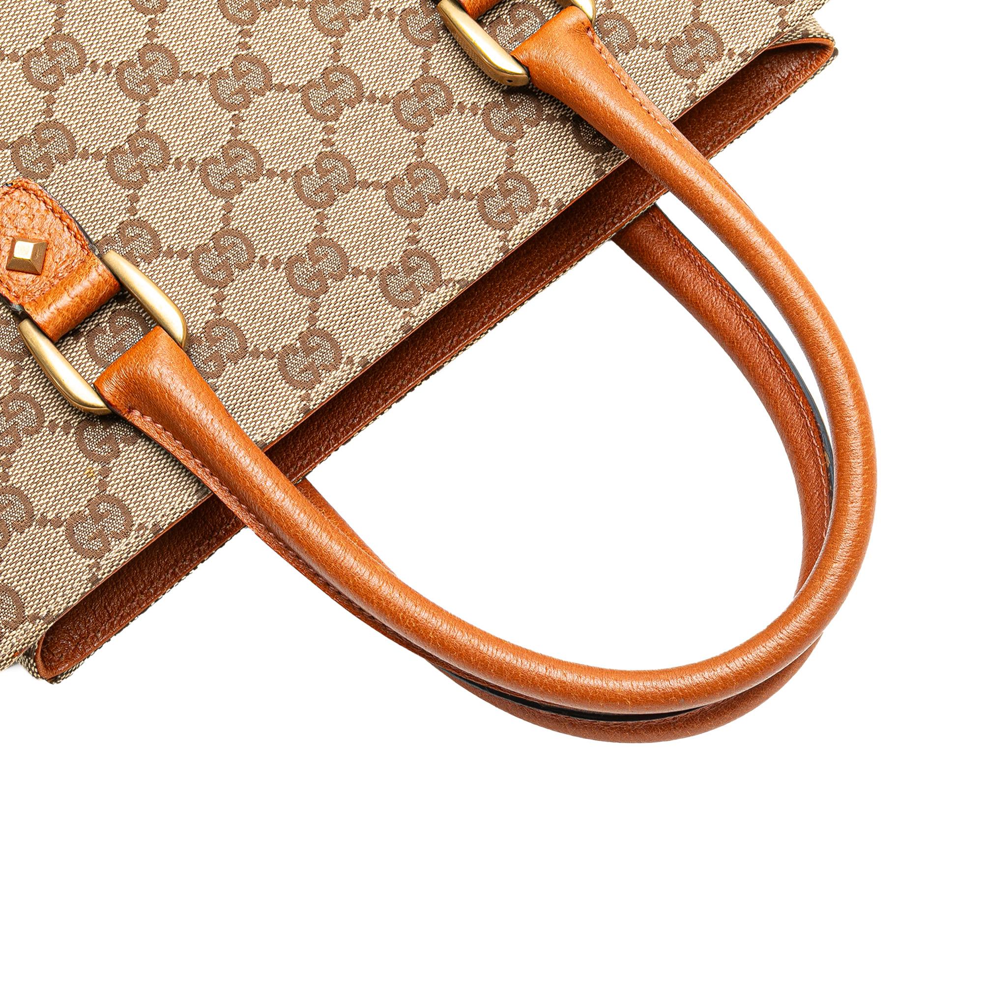 Gucci GG Canvas Nailhead Handbag