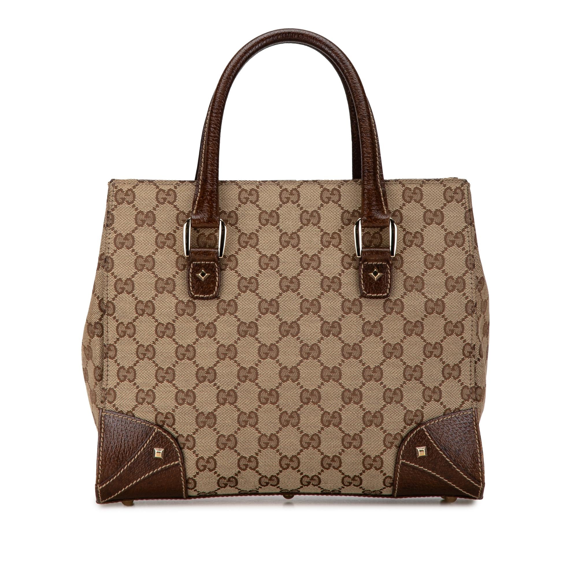 Gucci GG Canvas Nailhead Tote (SHG-jnzkMA)