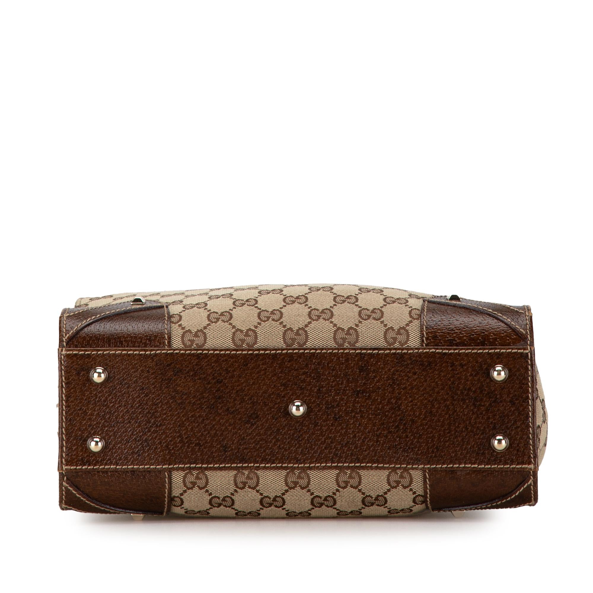 Gucci GG Canvas Nailhead Tote (SHG-jnzkMA)