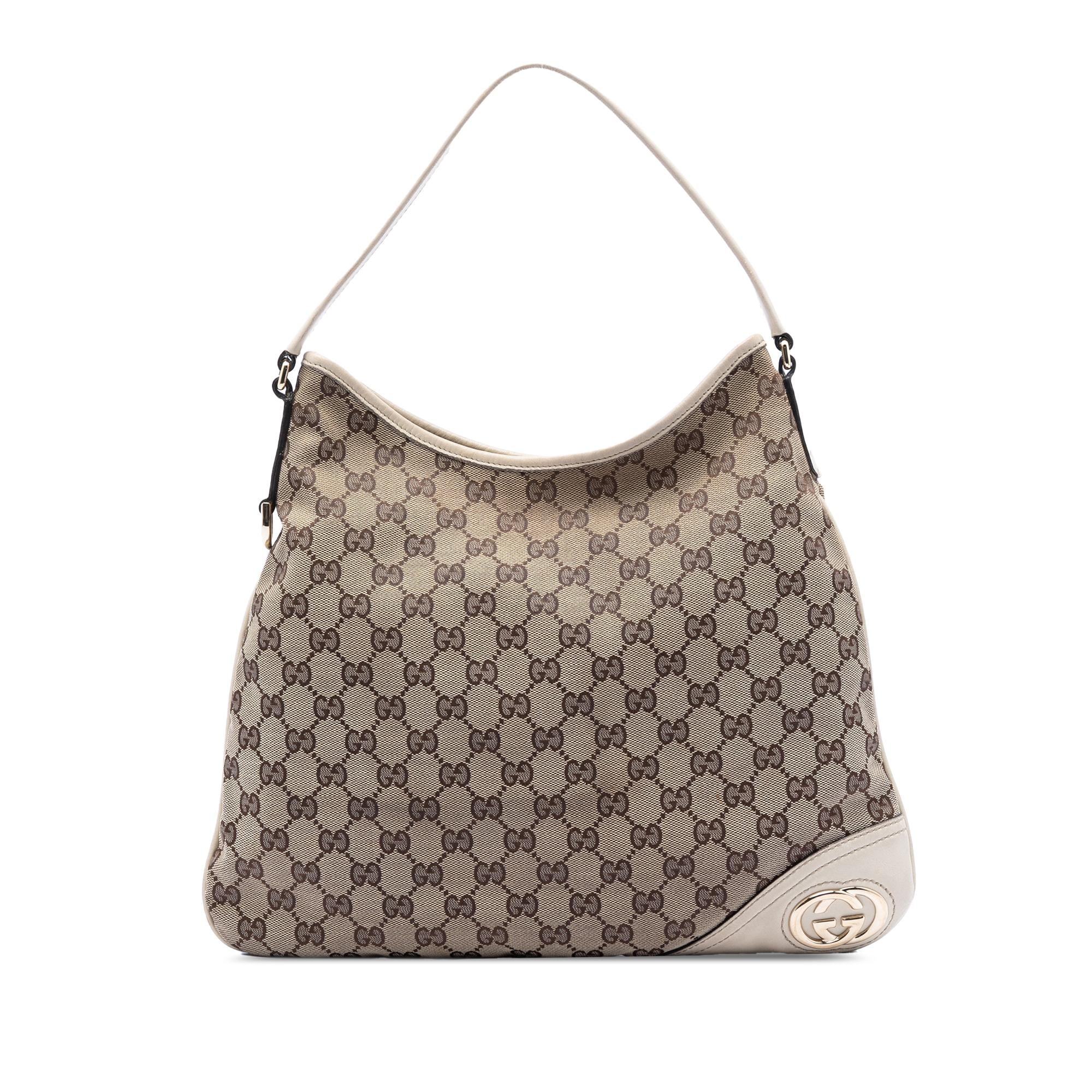 Gucci GG Canvas New Britt Hobo