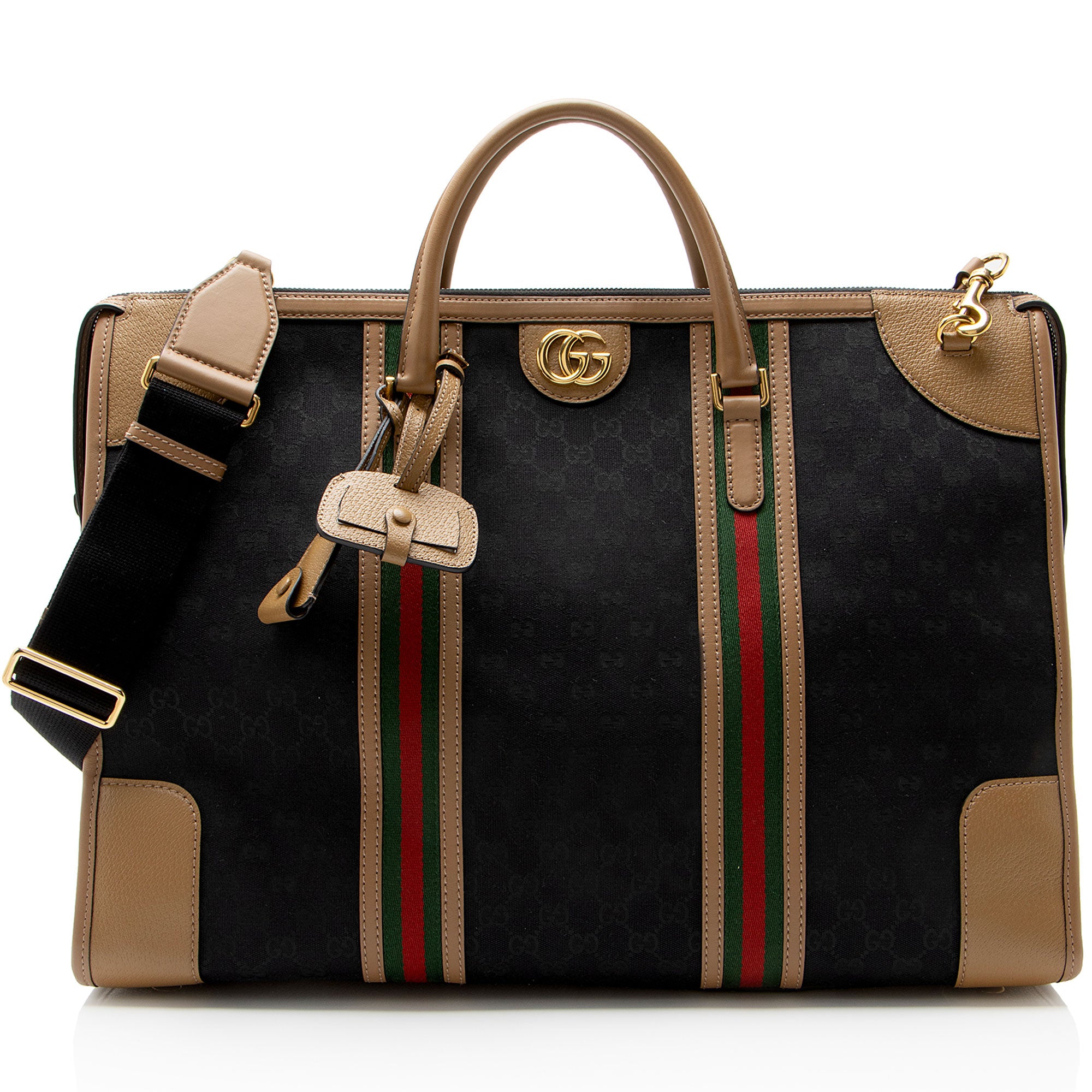 Gucci GG Canvas Ophidia Bauletto XL Duffle