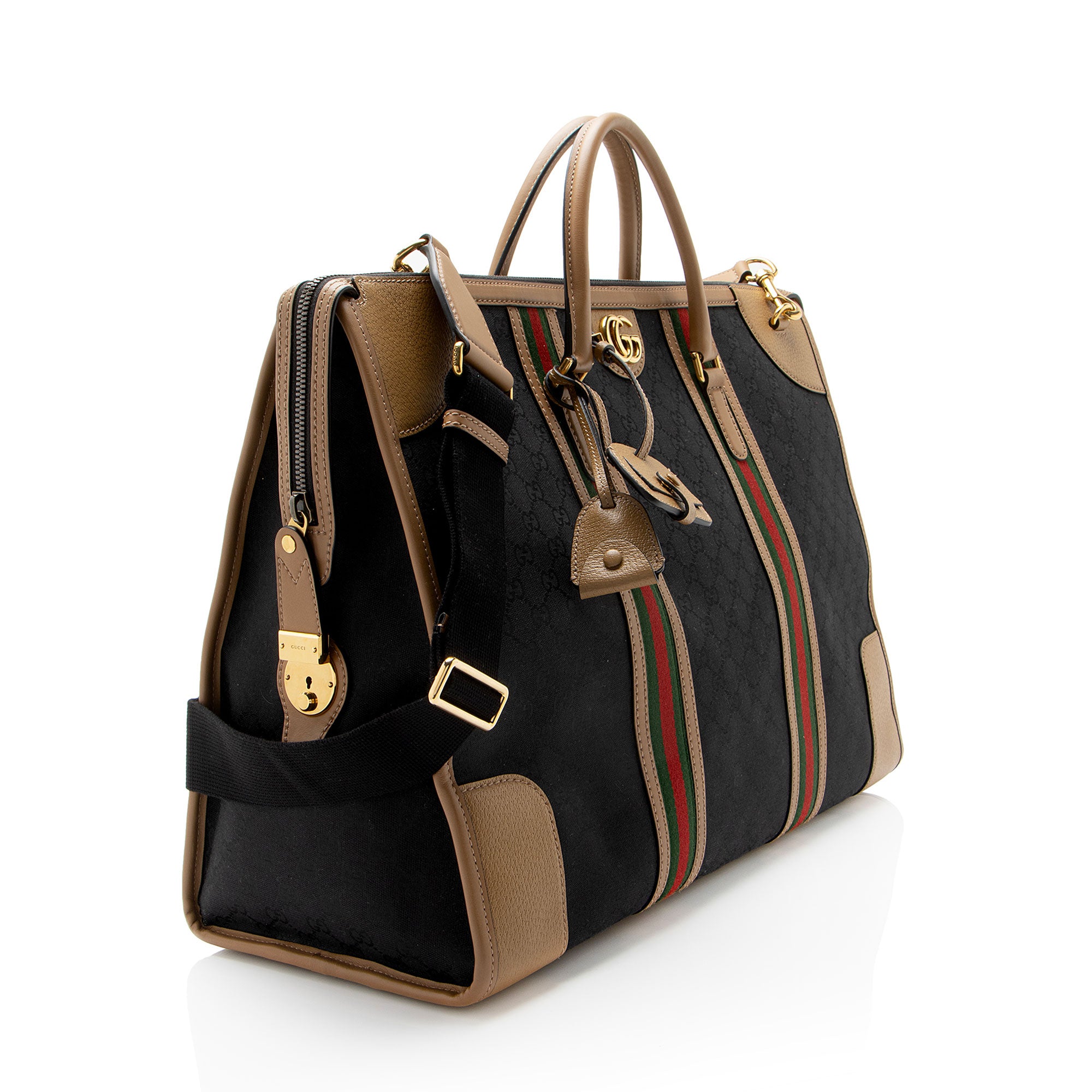 Gucci GG Canvas Ophidia Bauletto XL Duffle