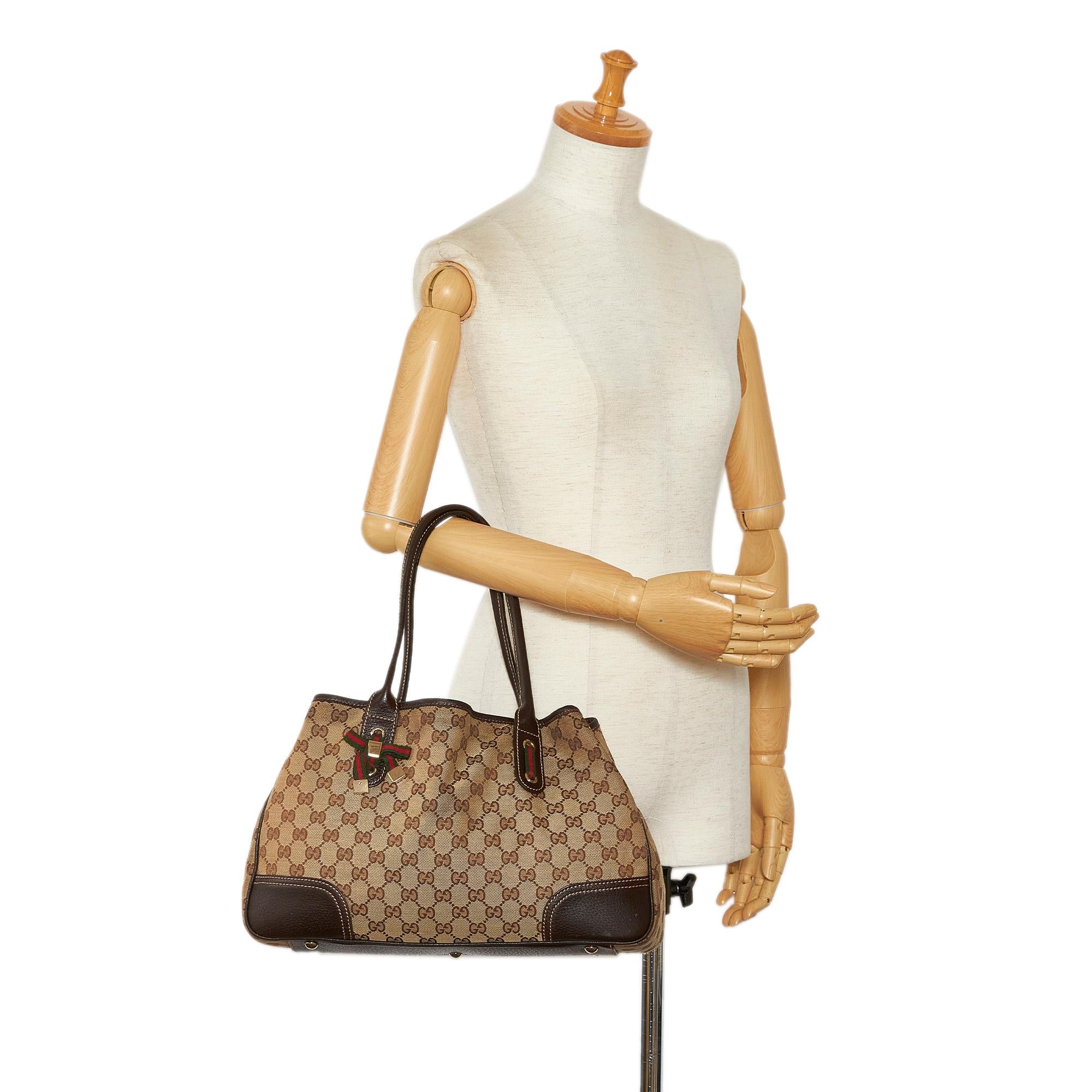 Gucci GG Canvas Princy Tote Bag (SHG-YVgG4K)