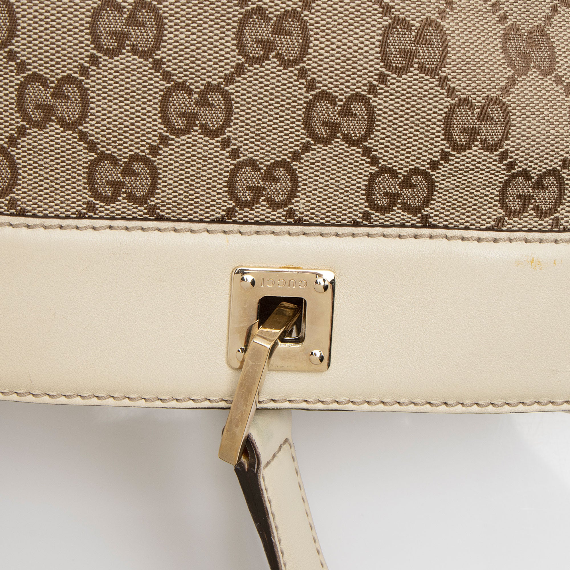 Gucci GG Canvas Punch Medium Tote