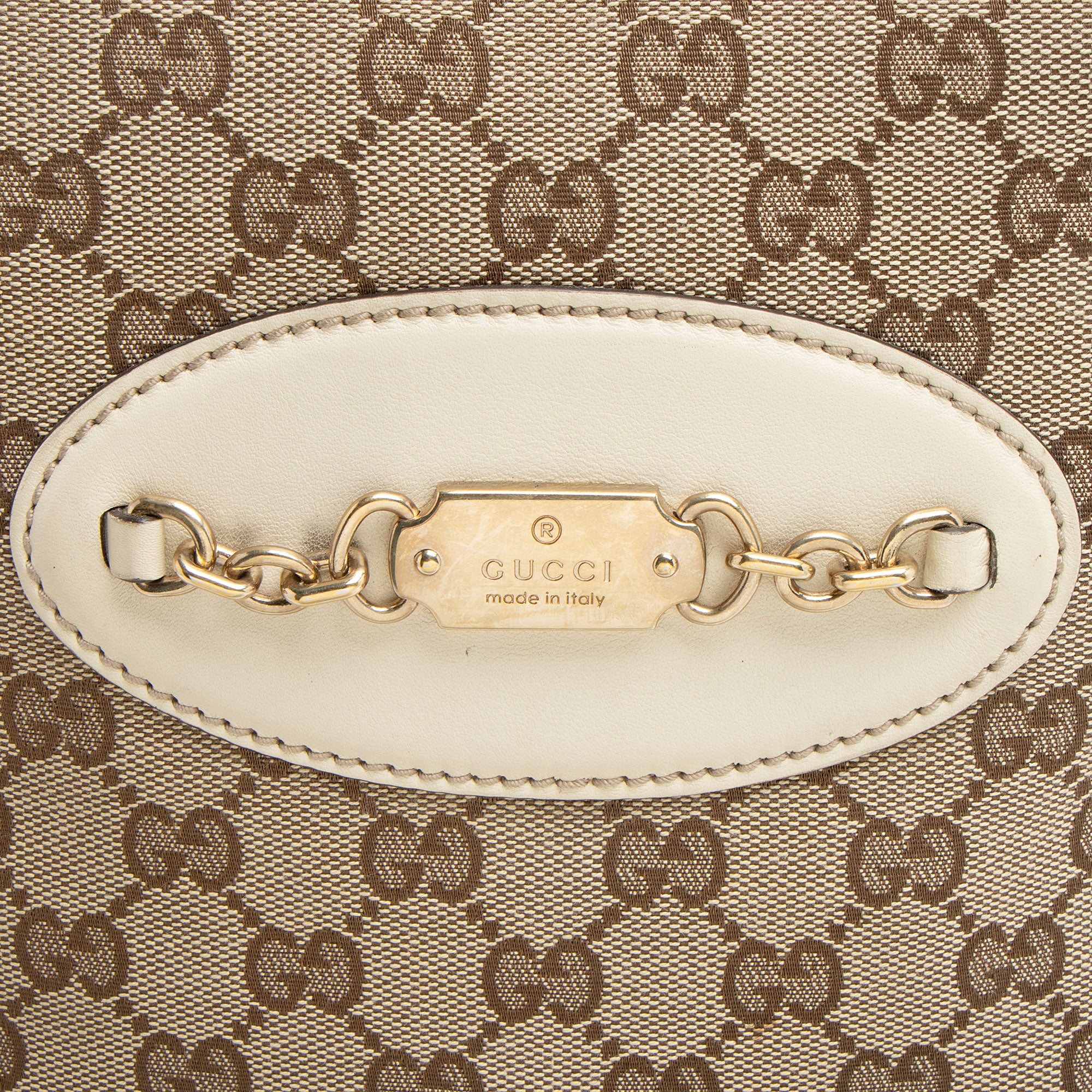 Gucci GG Canvas Punch Medium Tote