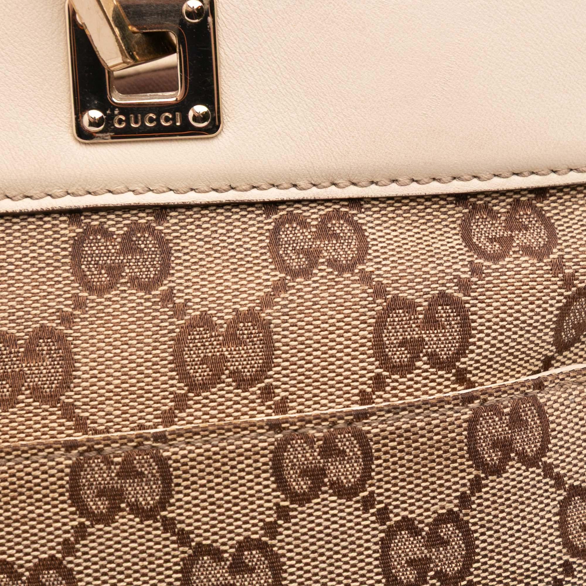 Gucci GG Canvas Punch Tote