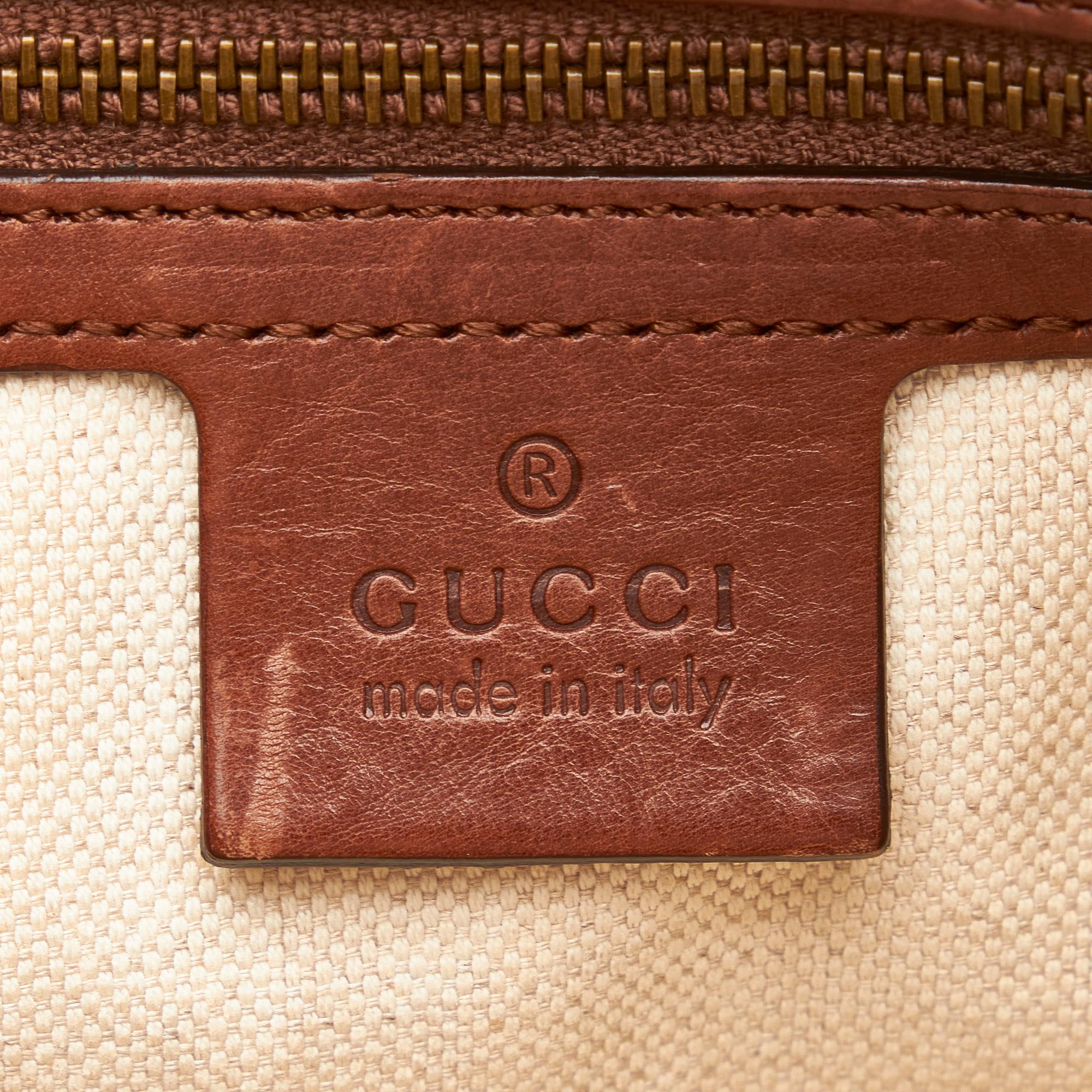 Gucci GG Canvas Stirrup Handbag (SHG-4H8XJO)