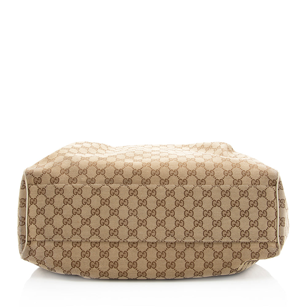 Gucci GG Canvas Sukey Large Tote (SHF-19131)