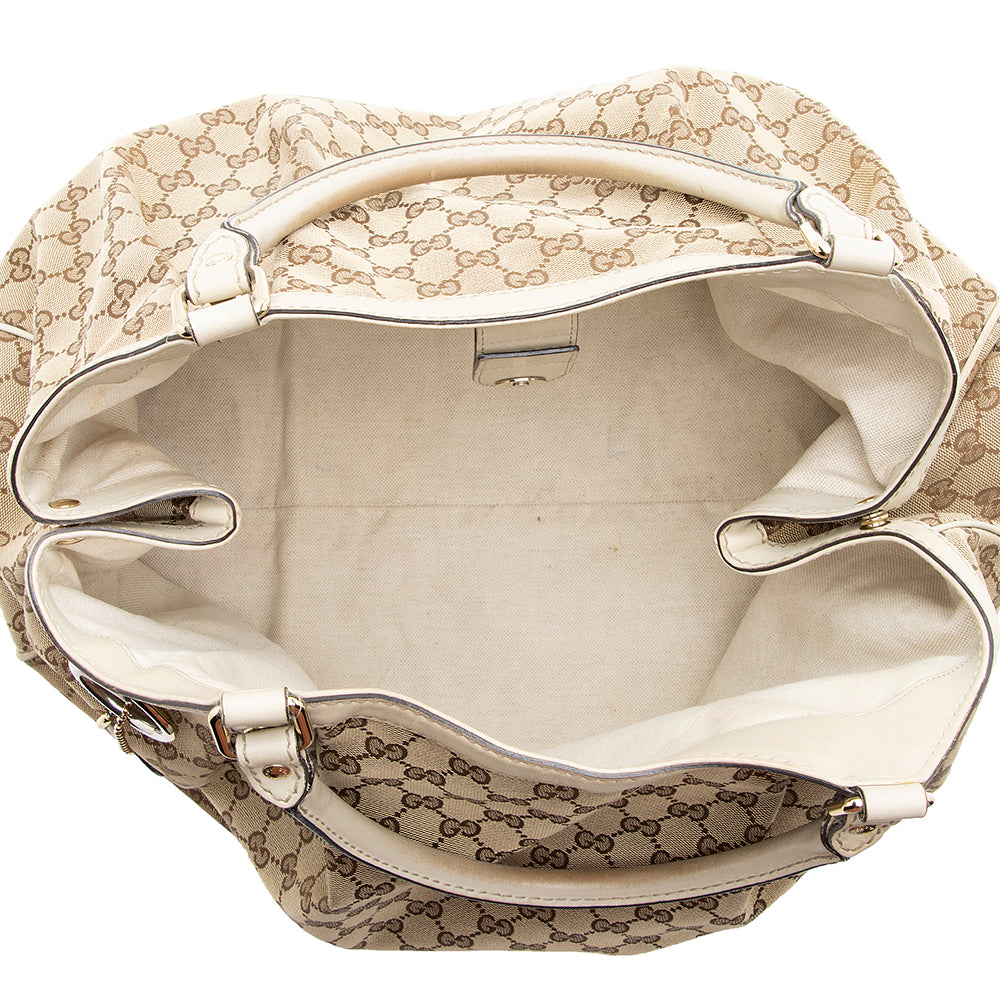 Gucci GG Canvas Sukey Large Tote (SHF-19131)