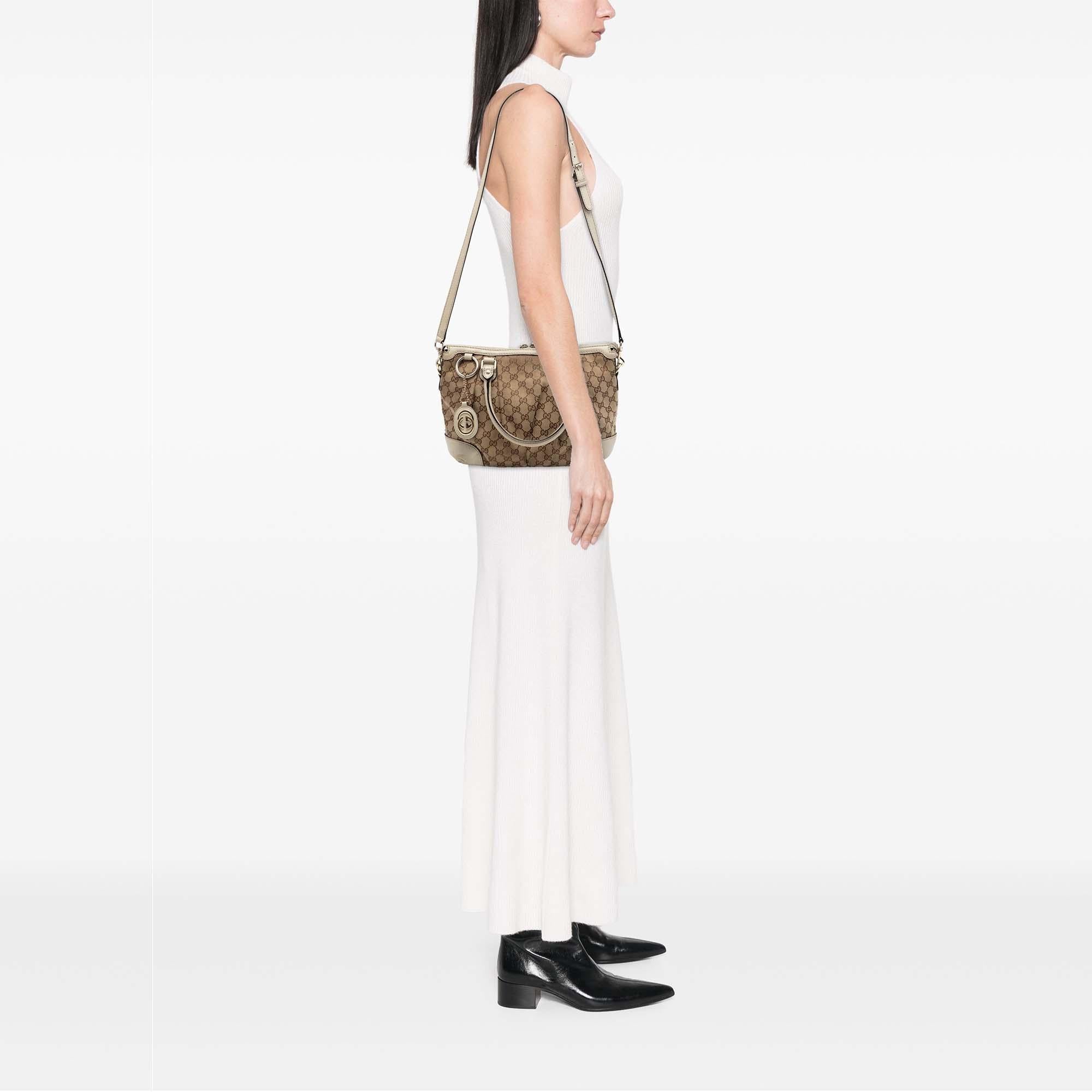 Gucci GG Canvas Sukey Satchel