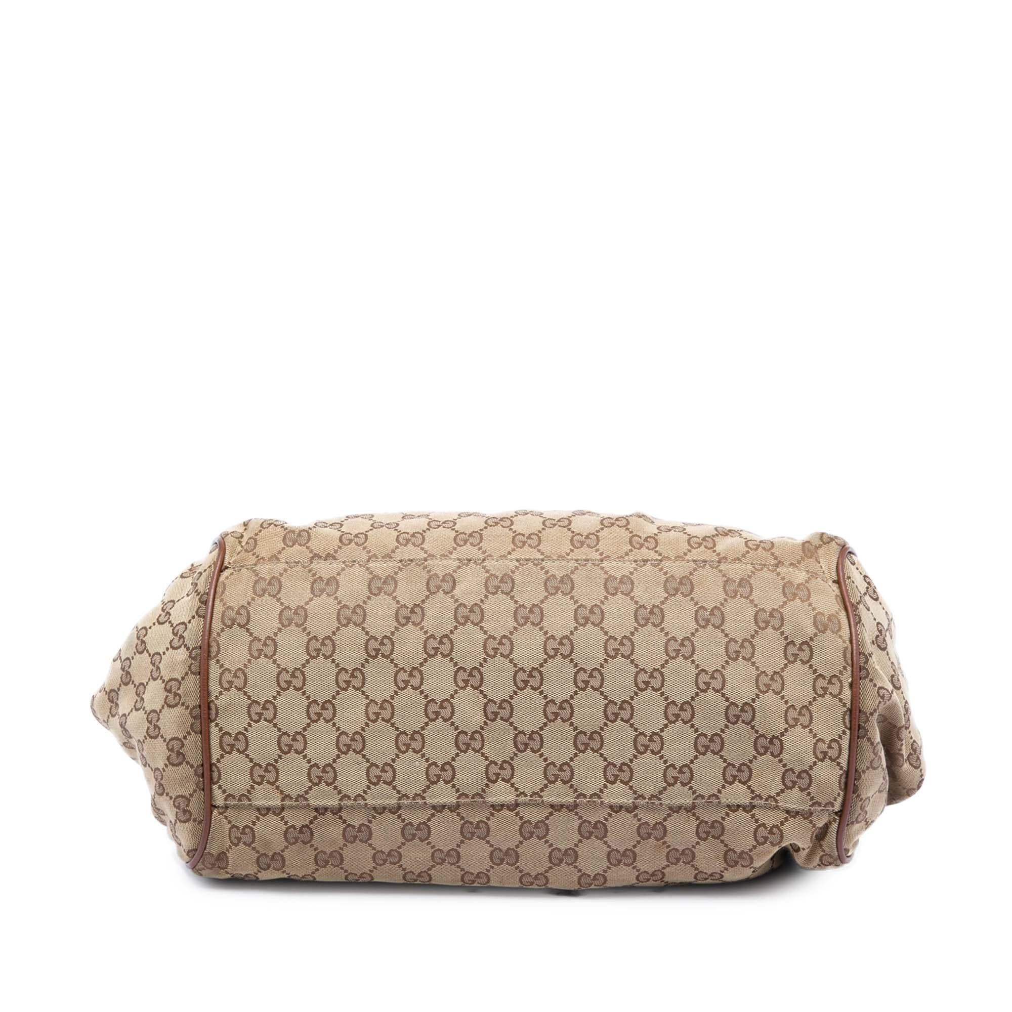 Gucci GG Canvas Sukey Satchel