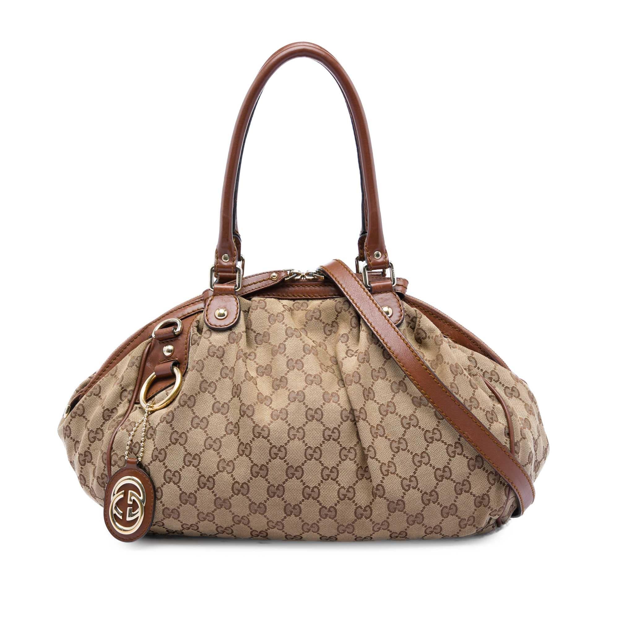 Gucci GG Canvas Sukey Satchel
