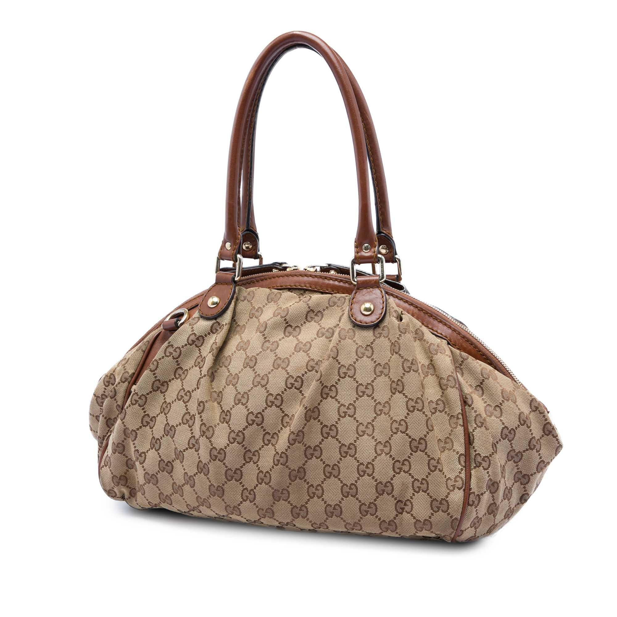 Gucci GG Canvas Sukey Satchel