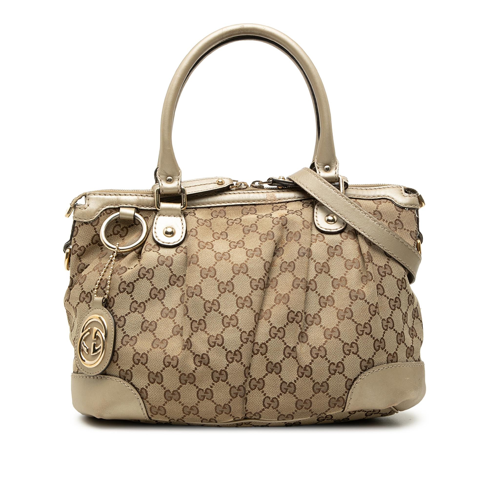 Gucci GG Canvas Sukey Satchel