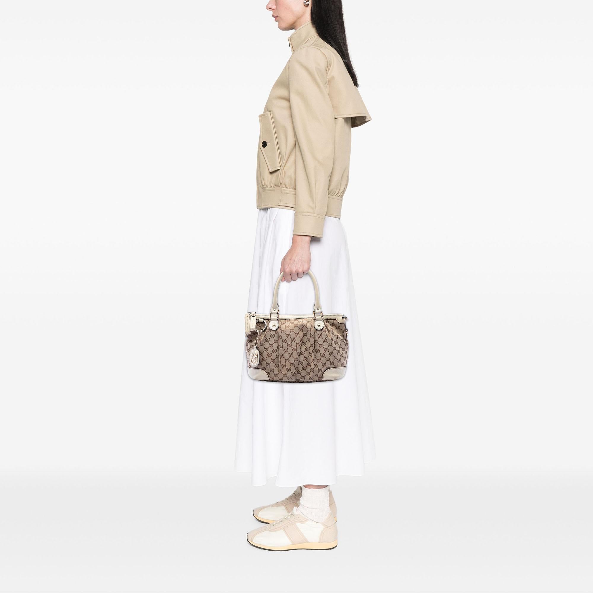 Gucci GG Canvas Sukey Satchel