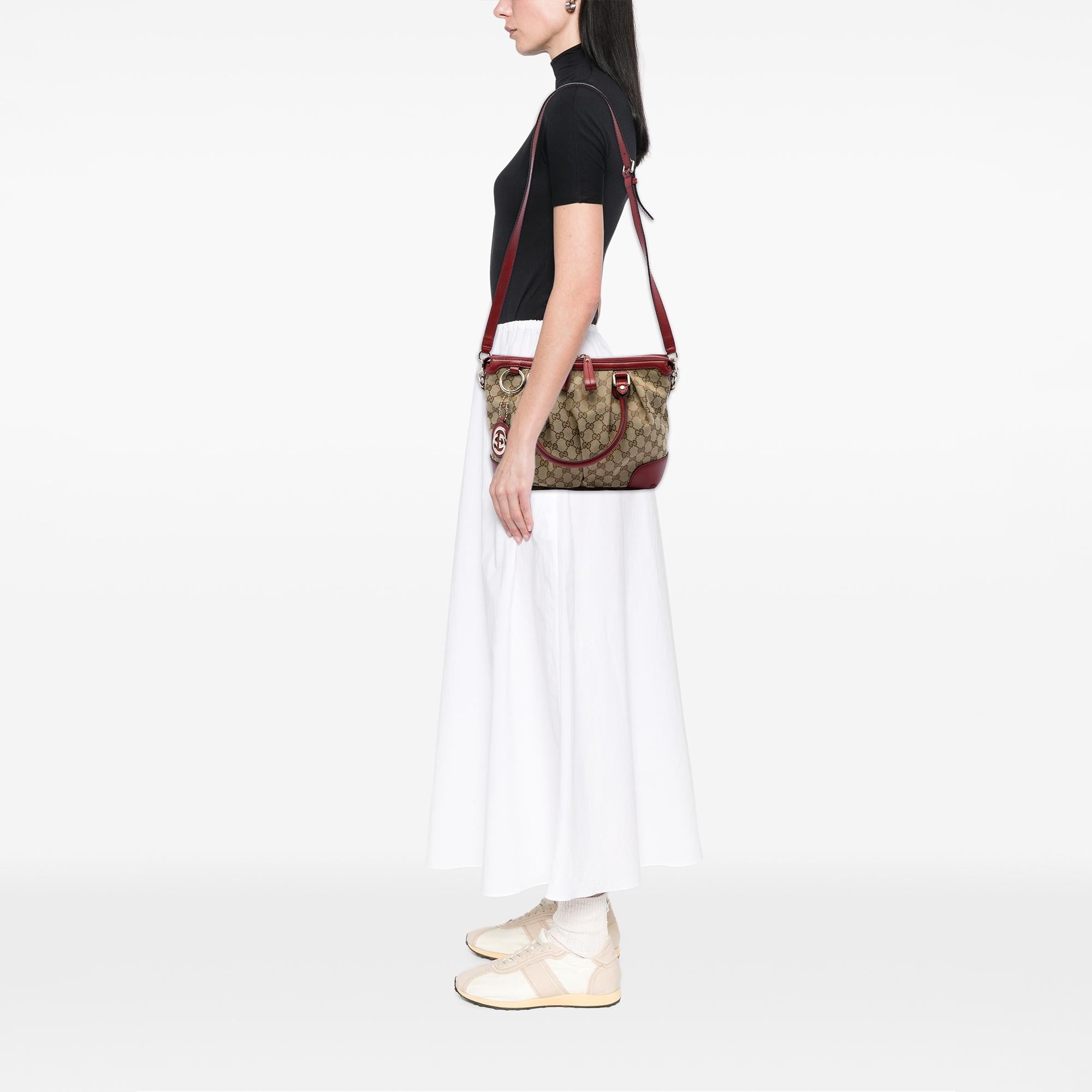 Gucci GG Canvas Sukey Satchel