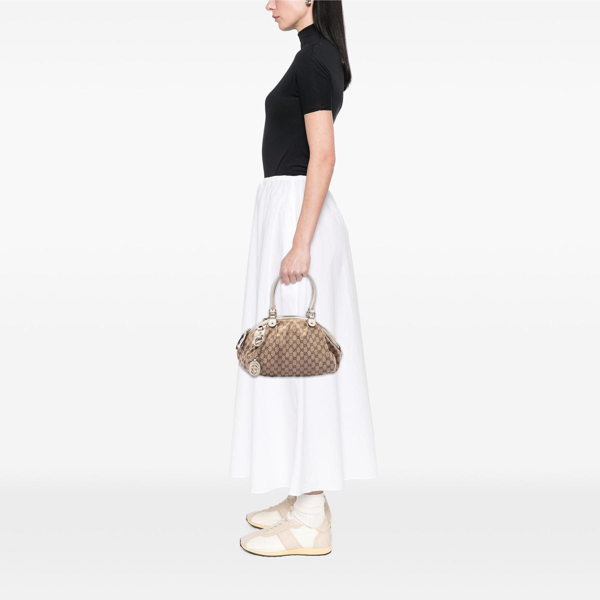 Gucci GG Canvas Sukey Satchel
