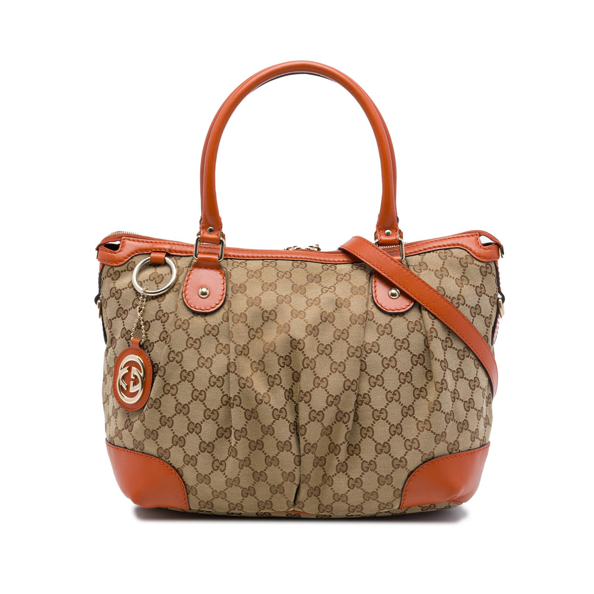 Gucci GG Canvas Sukey Satchel