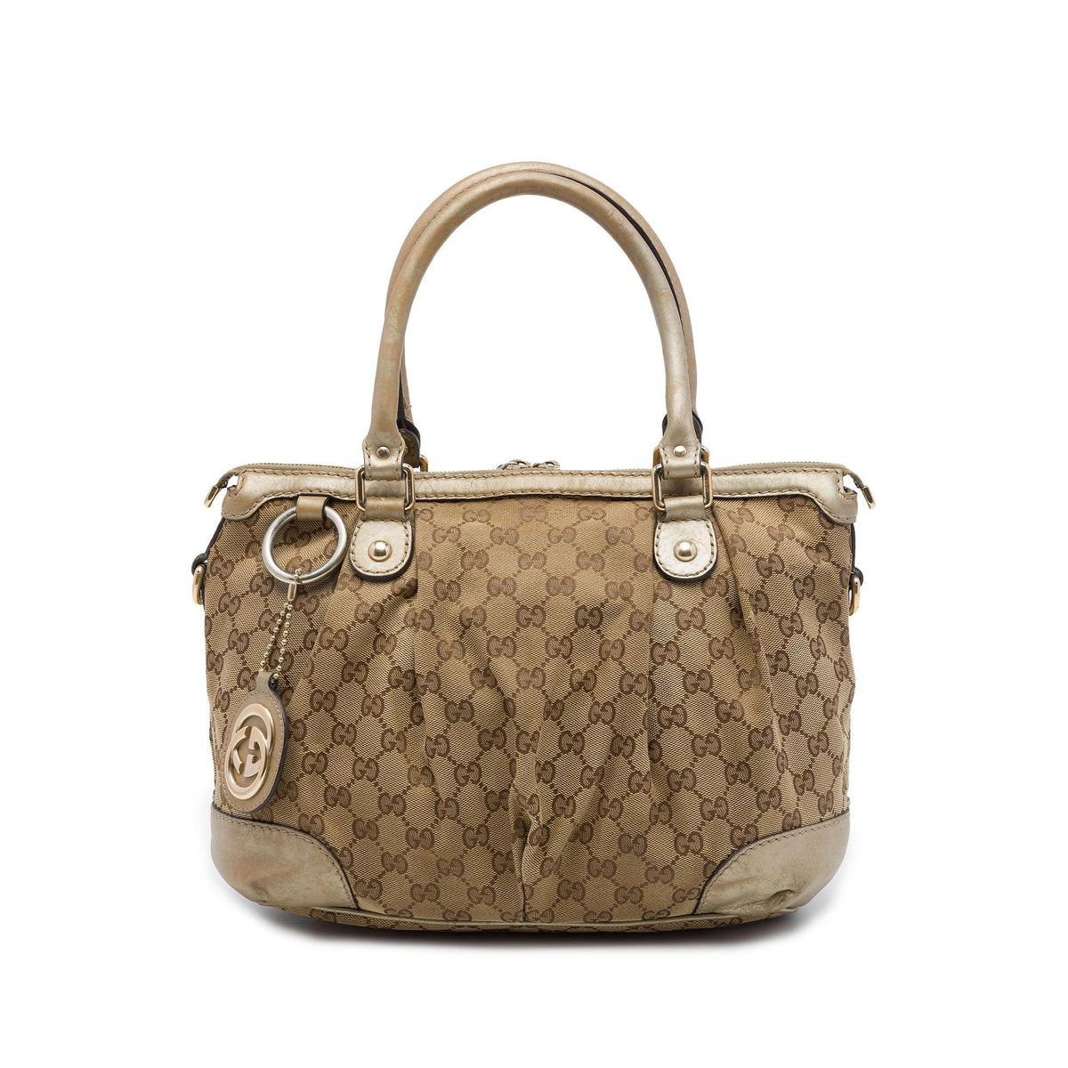 Gucci GG Canvas Sukey Satchel