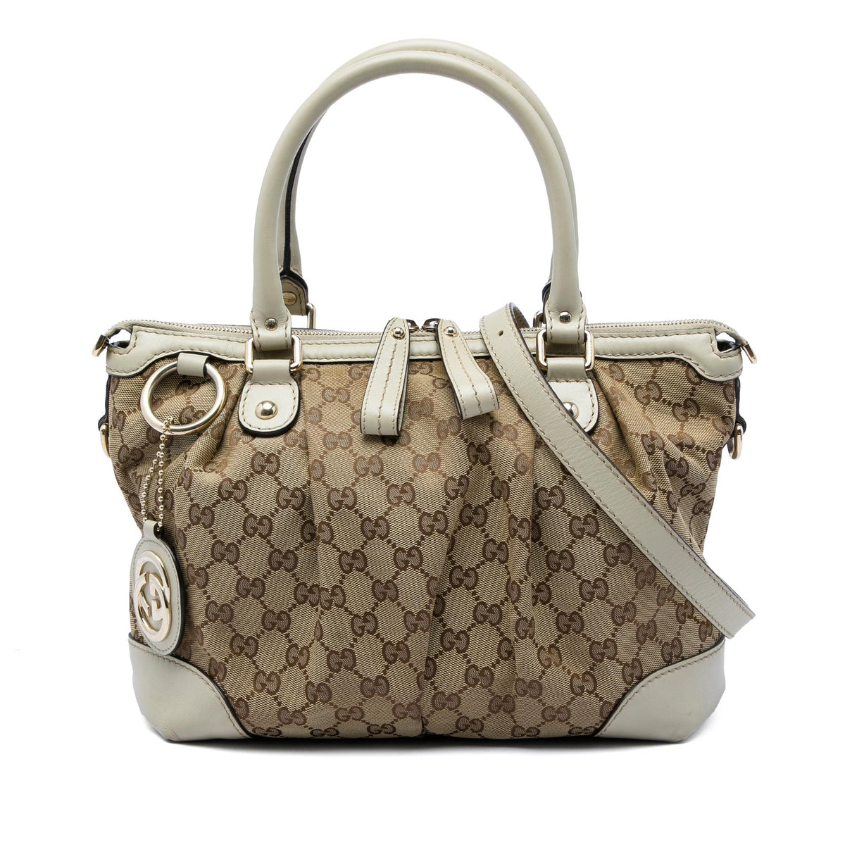 Gucci GG Canvas Sukey Satchel