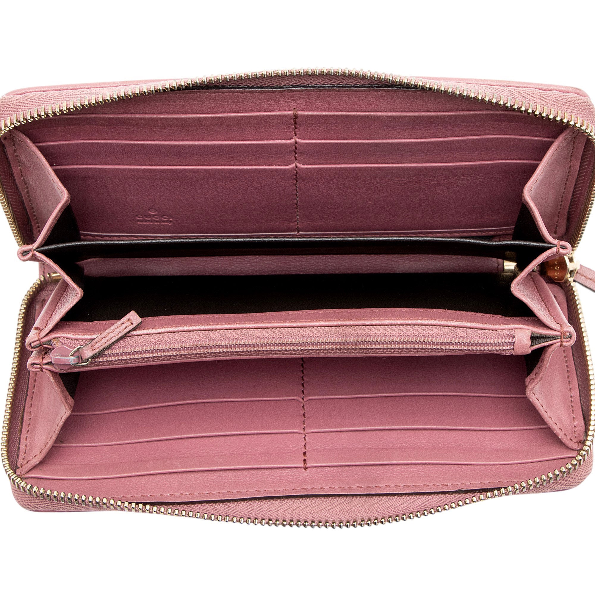 Gucci GG Canvas Sukey Zip Around Wallet