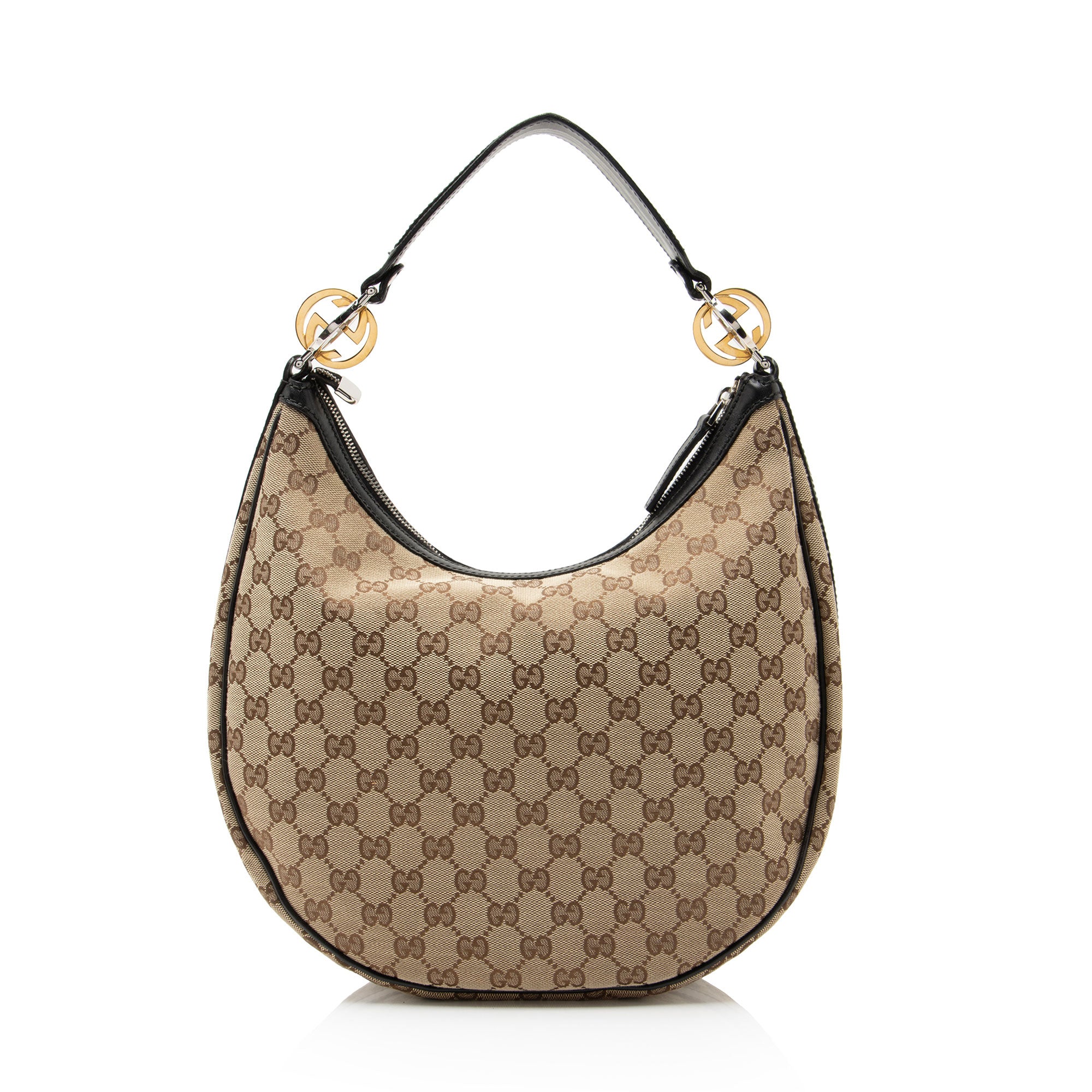 Gucci GG Canvas Twins Medium Hobo