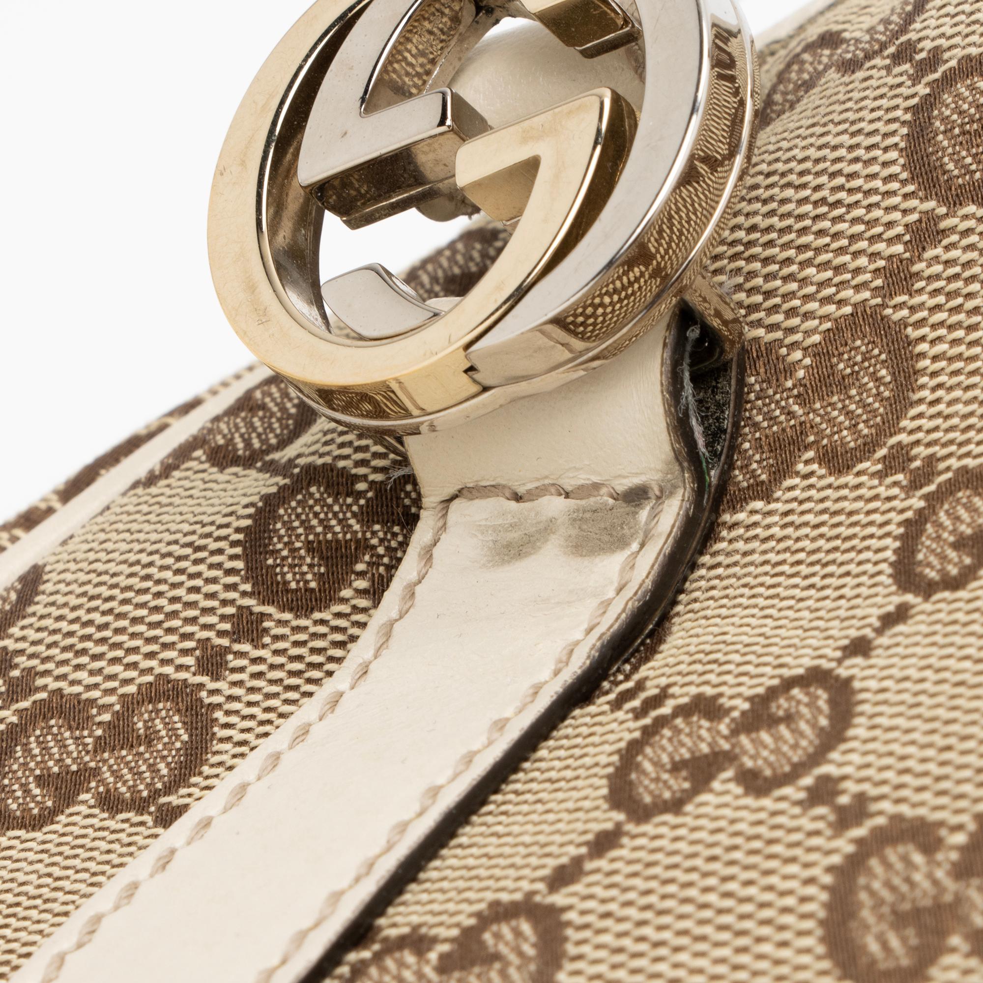 Gucci GG Canvas Twins Medium Tote (SHF-23269)