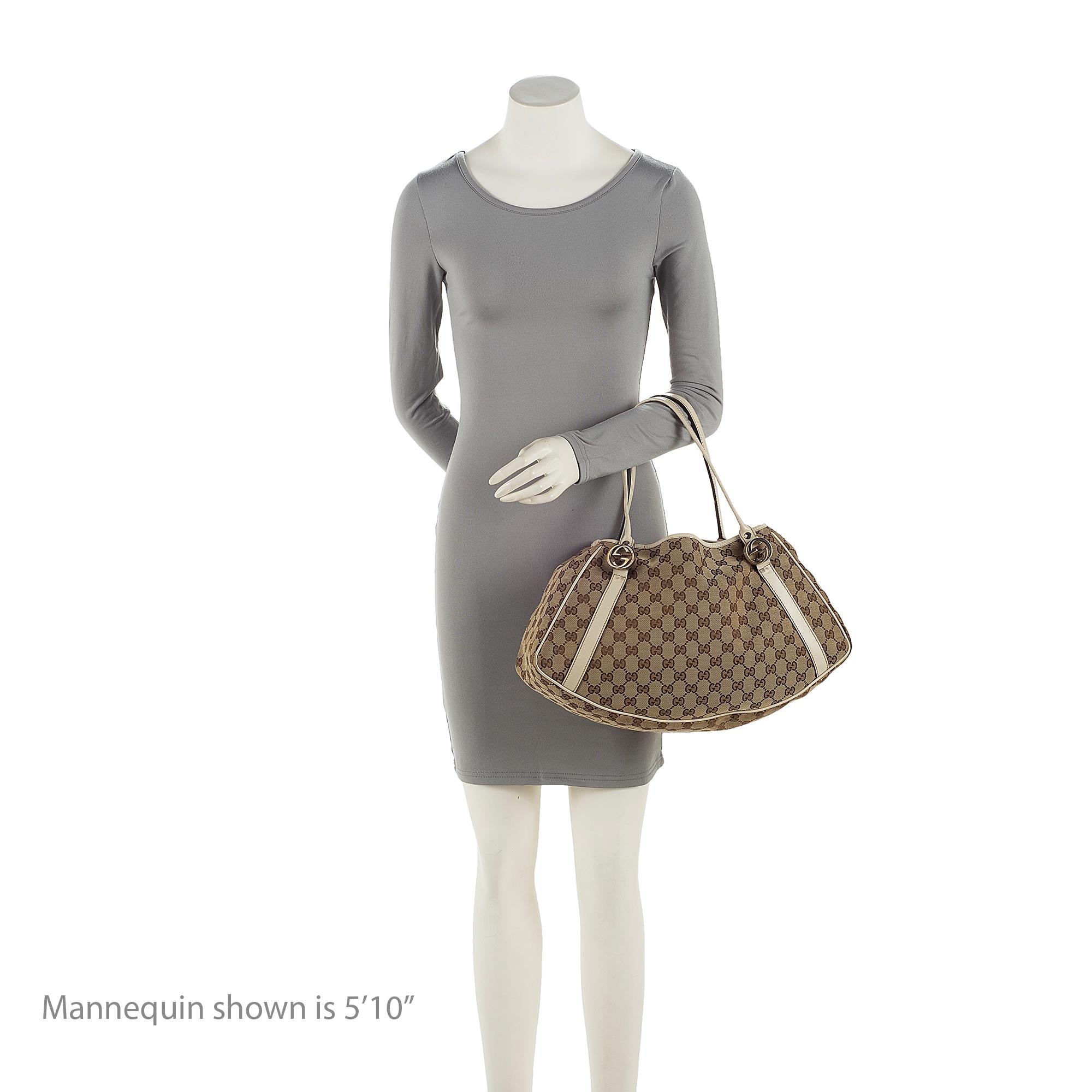 Gucci GG Canvas Twins Medium Tote (SHF-23269)