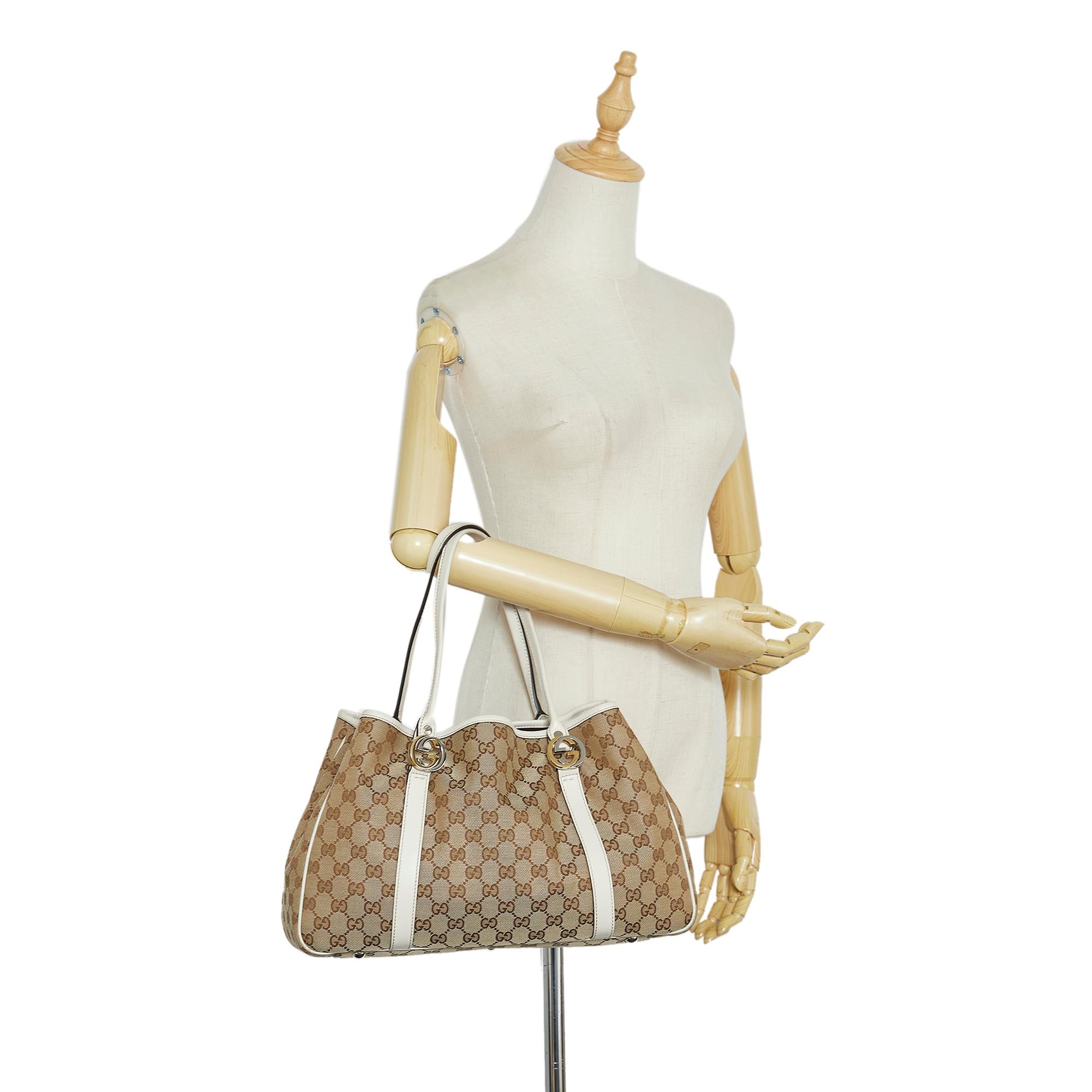 Gucci GG Canvas Twins Tote (SHG-5uIQ9f)