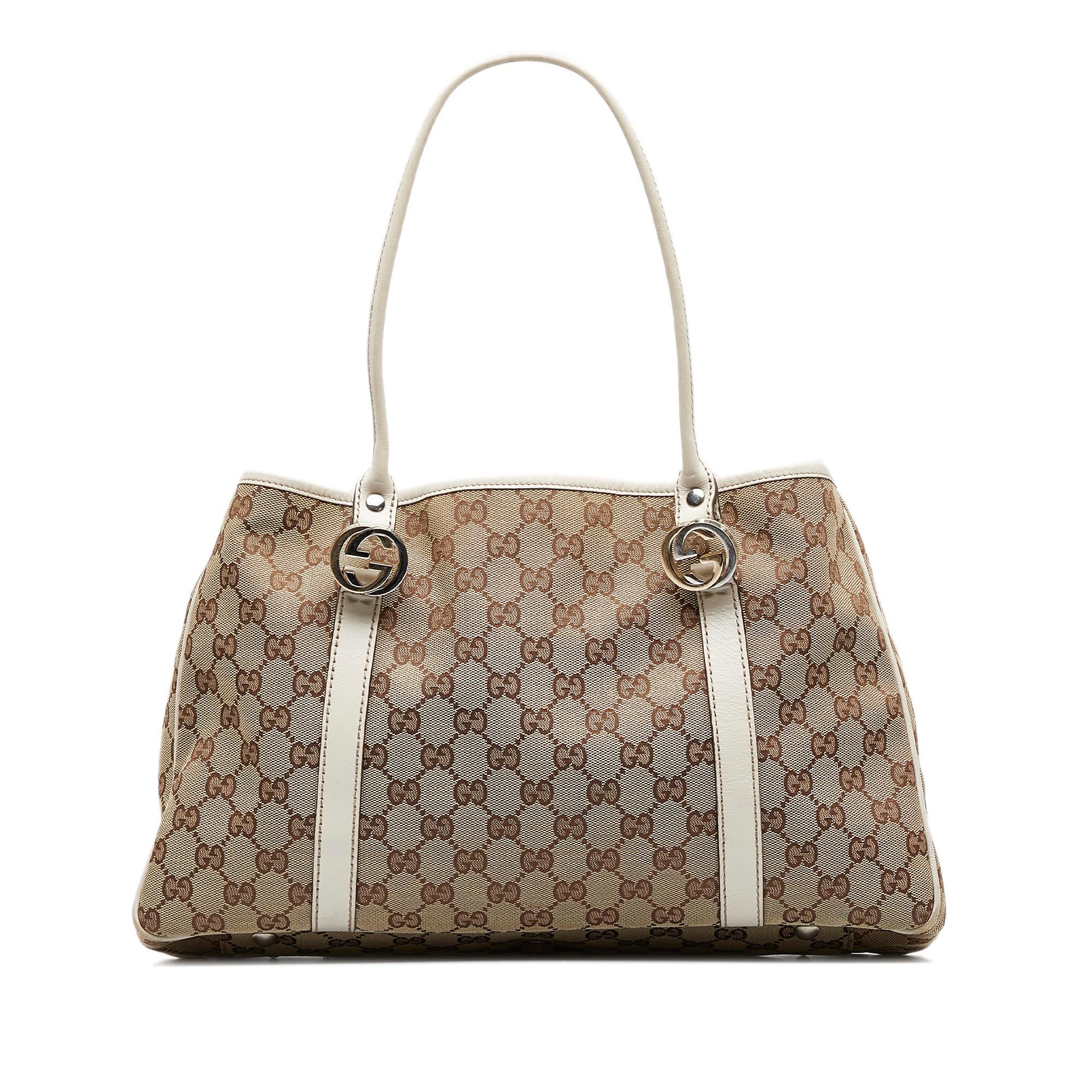 Gucci GG Canvas Twins Tote (SHG-aoHNja)