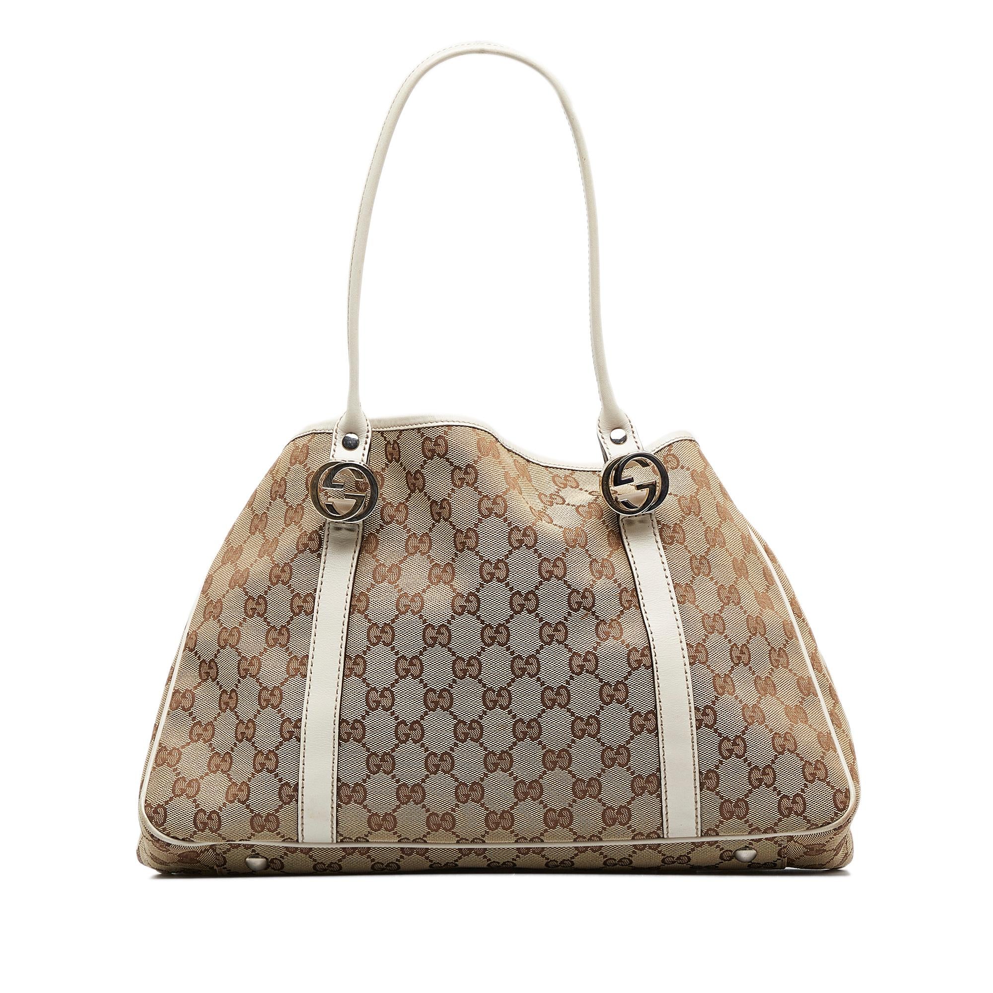 Gucci GG Canvas Twins Tote (SHG-aoHNja)