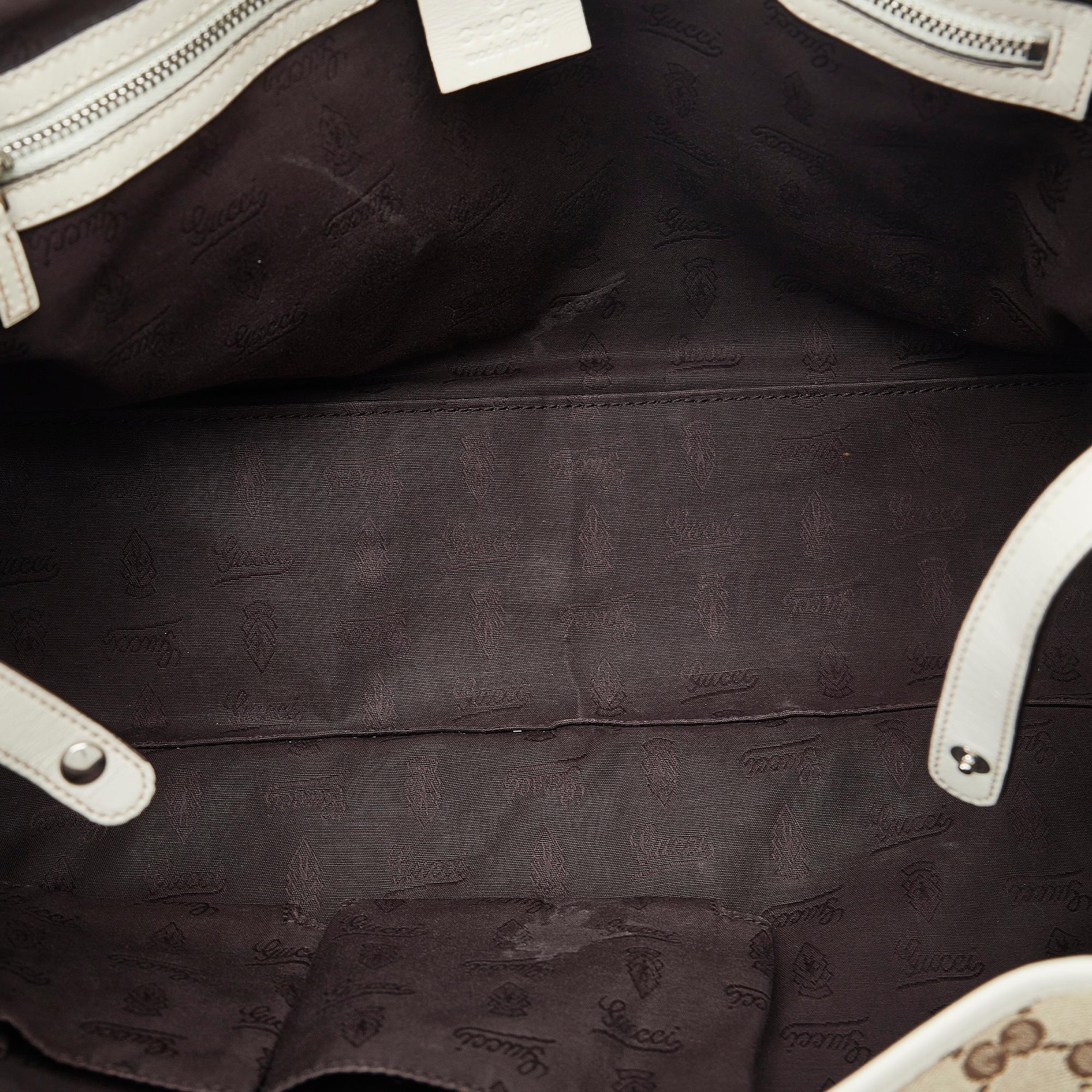 Gucci GG Canvas Twins Tote (SHG-aoHNja)