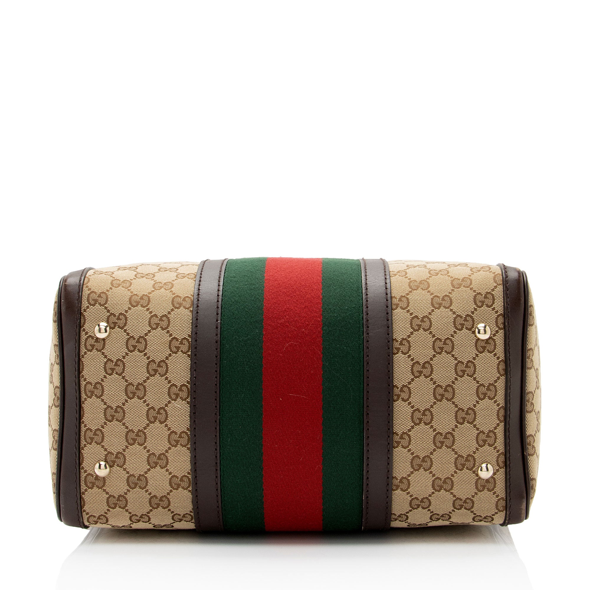 Gucci GG Canvas Vintage Web Joy Medium Boston Bag (SHF-vJvGW4)