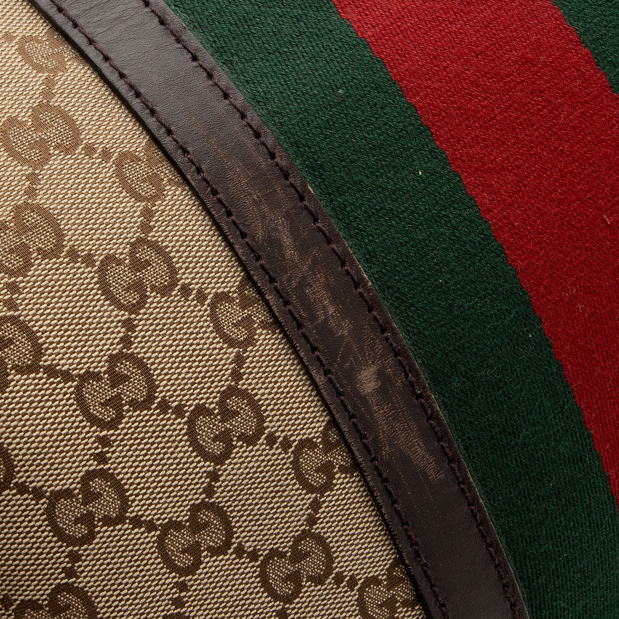 Gucci GG Canvas Vintage Web Joy Medium Boston Bag (SHF-vJvGW4)