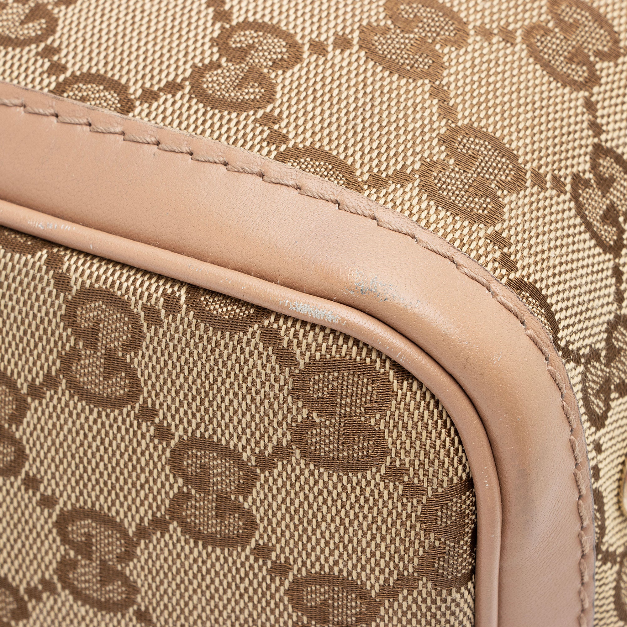 Gucci GG Canvas Vintage Web Joy Medium Boston Bag (SHF-EeCWF9)