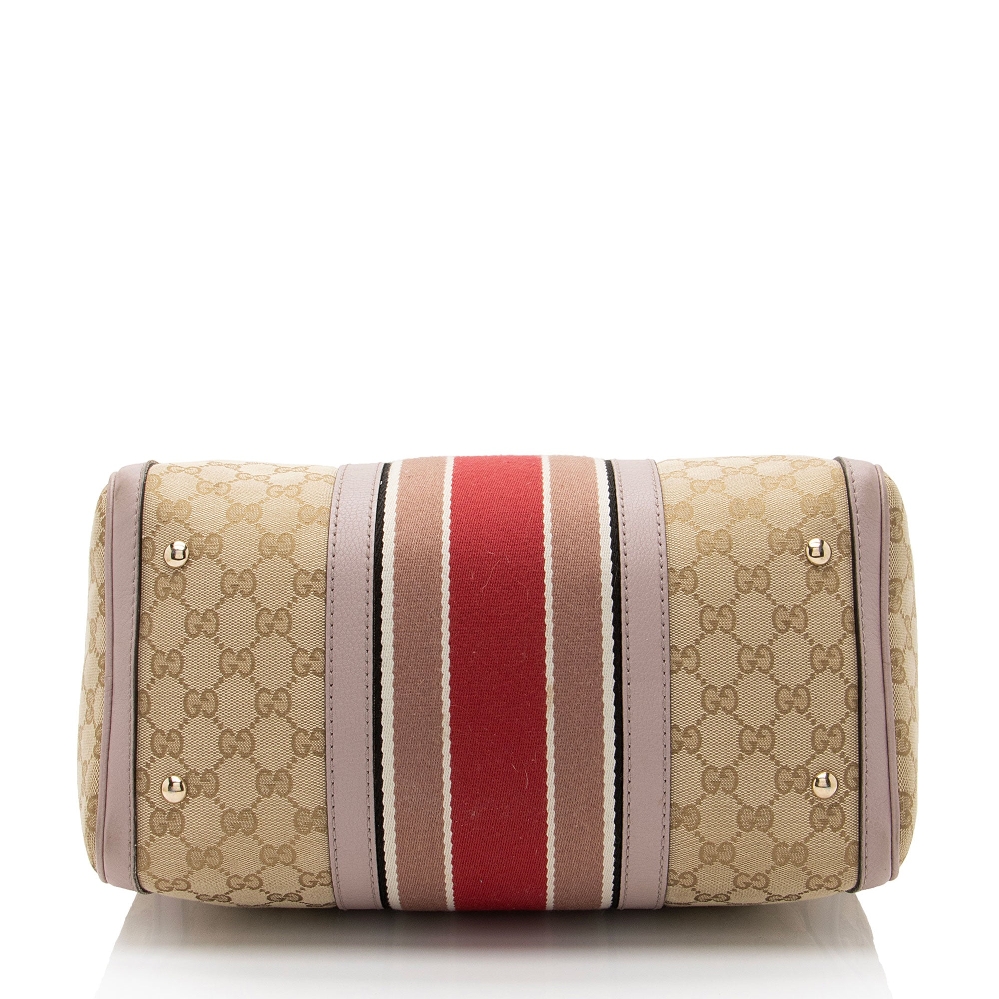 Gucci GG Canvas Vintage Web Joy Medium Boston Bag
