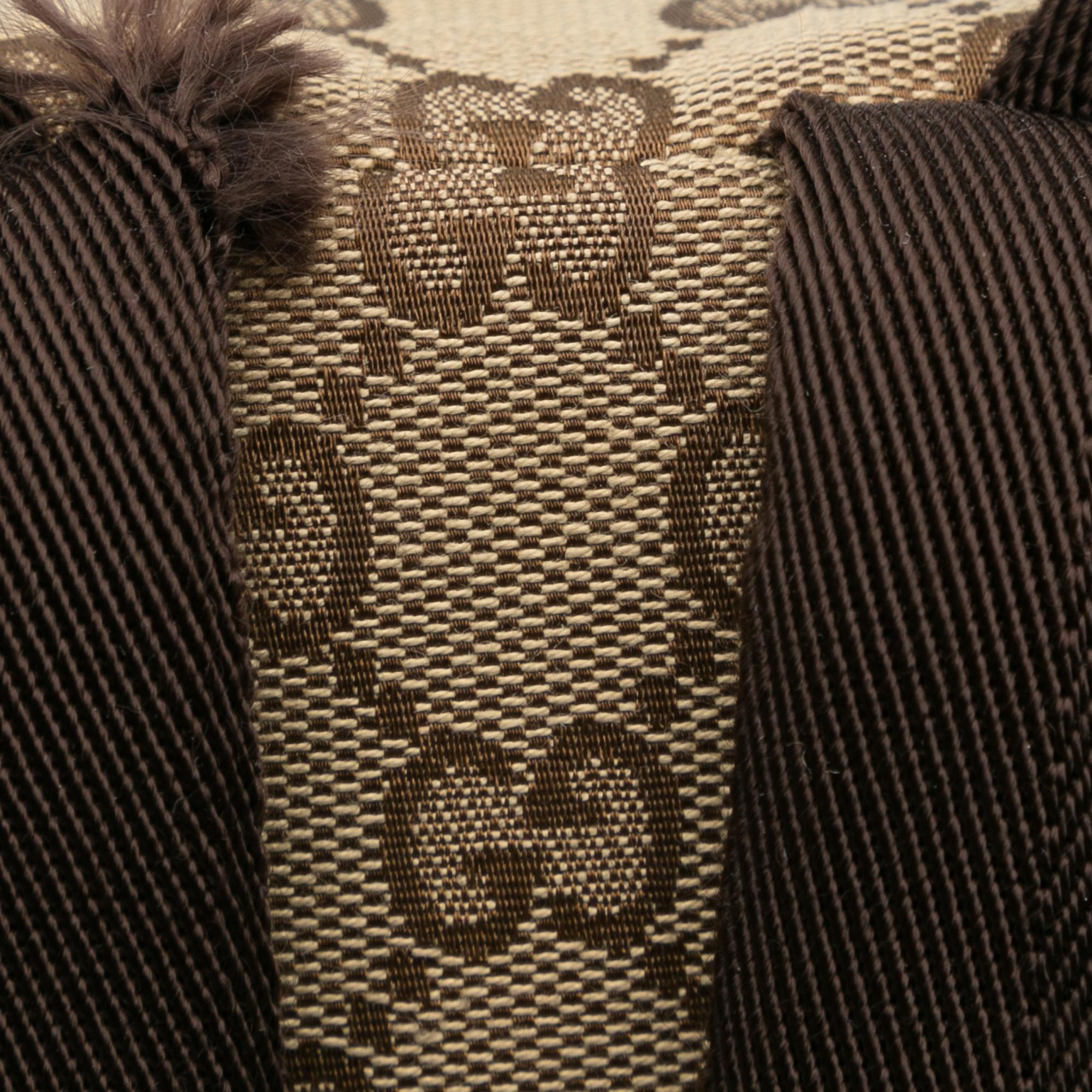 Gucci GG Canvas Web Backpack (SHG-HGdiCa)