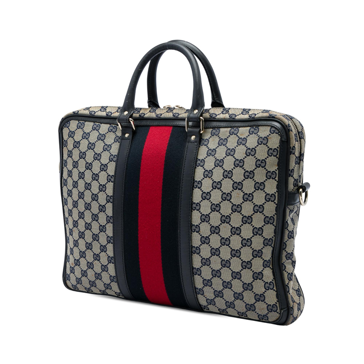 Gucci GG Canvas Web Briefcase