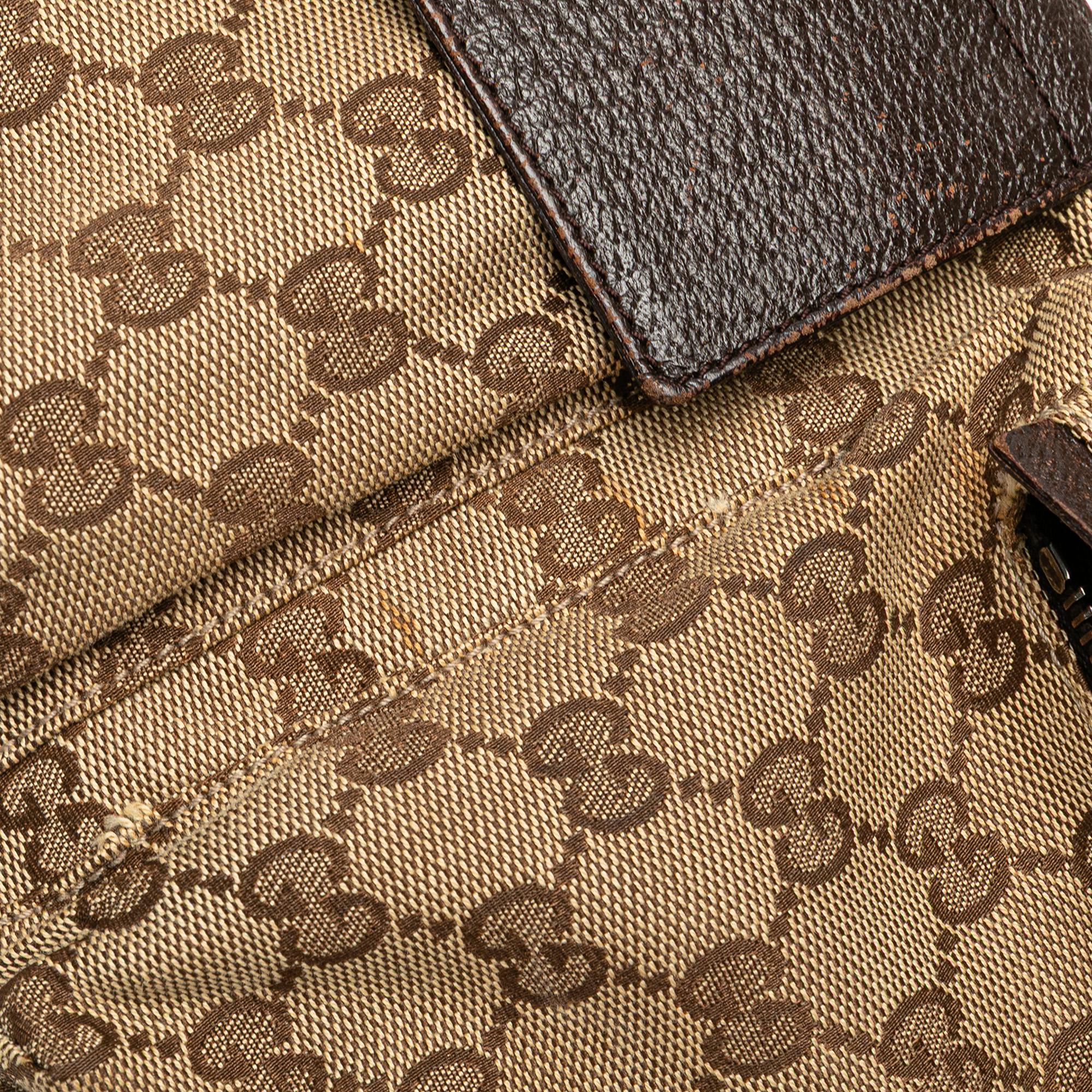 Gucci GG Canvas Web Double Pocket Belt Bag