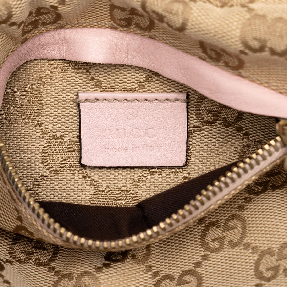 Gucci GG Canvas Web Double Pocket Belt Bag
