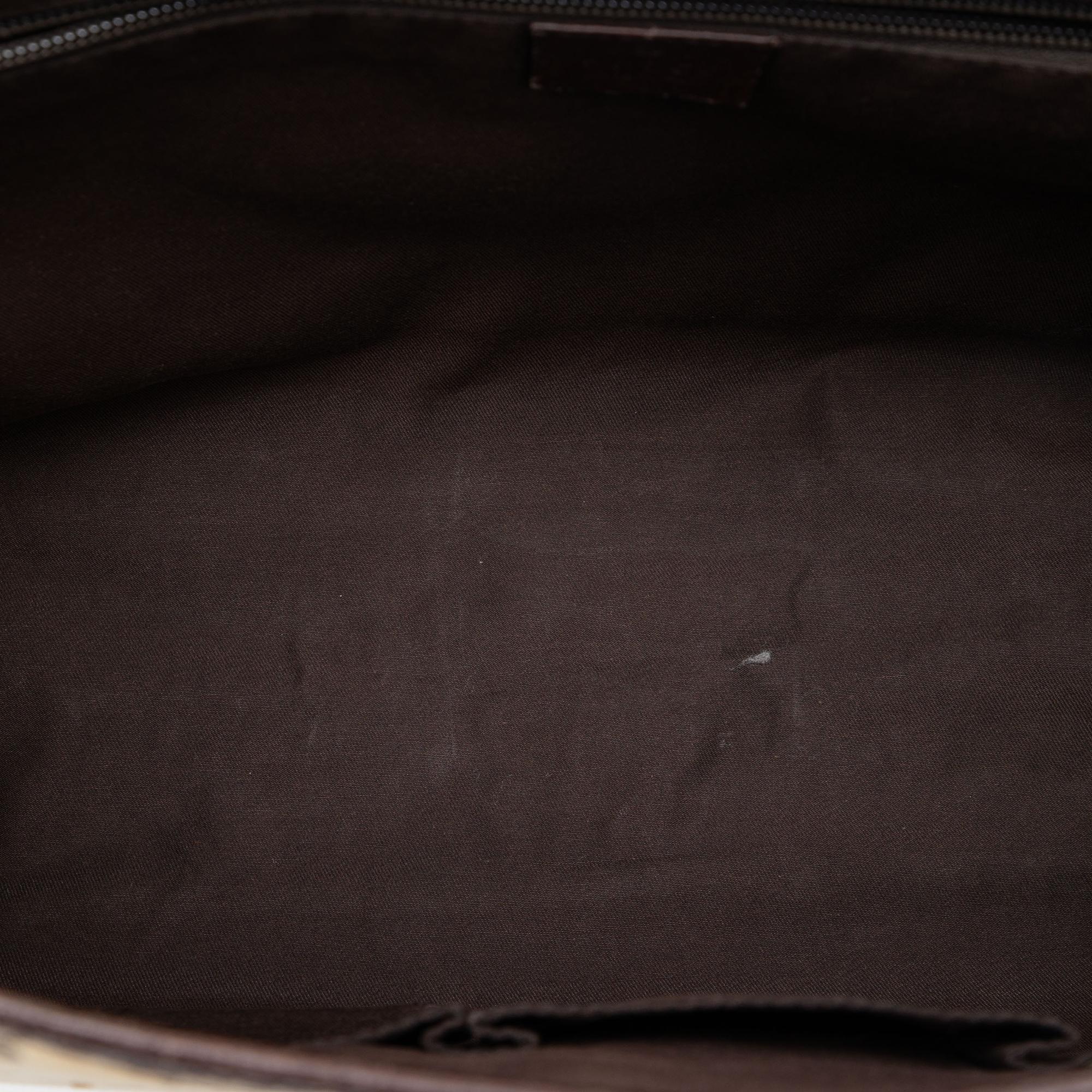 Gucci GG Canvas Web Flap Messenger Bag