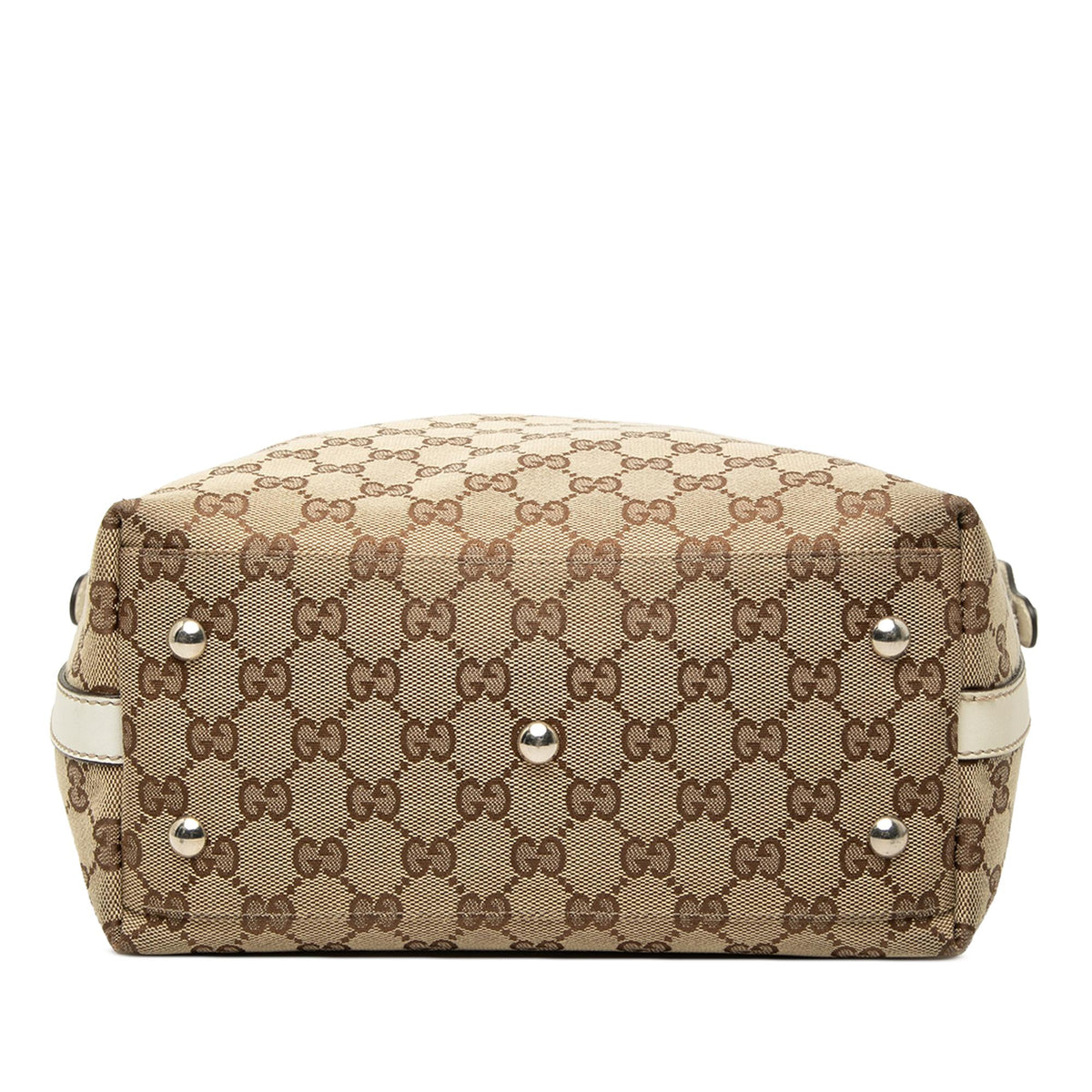 Gucci GG Canvas Web Match Ball Tote