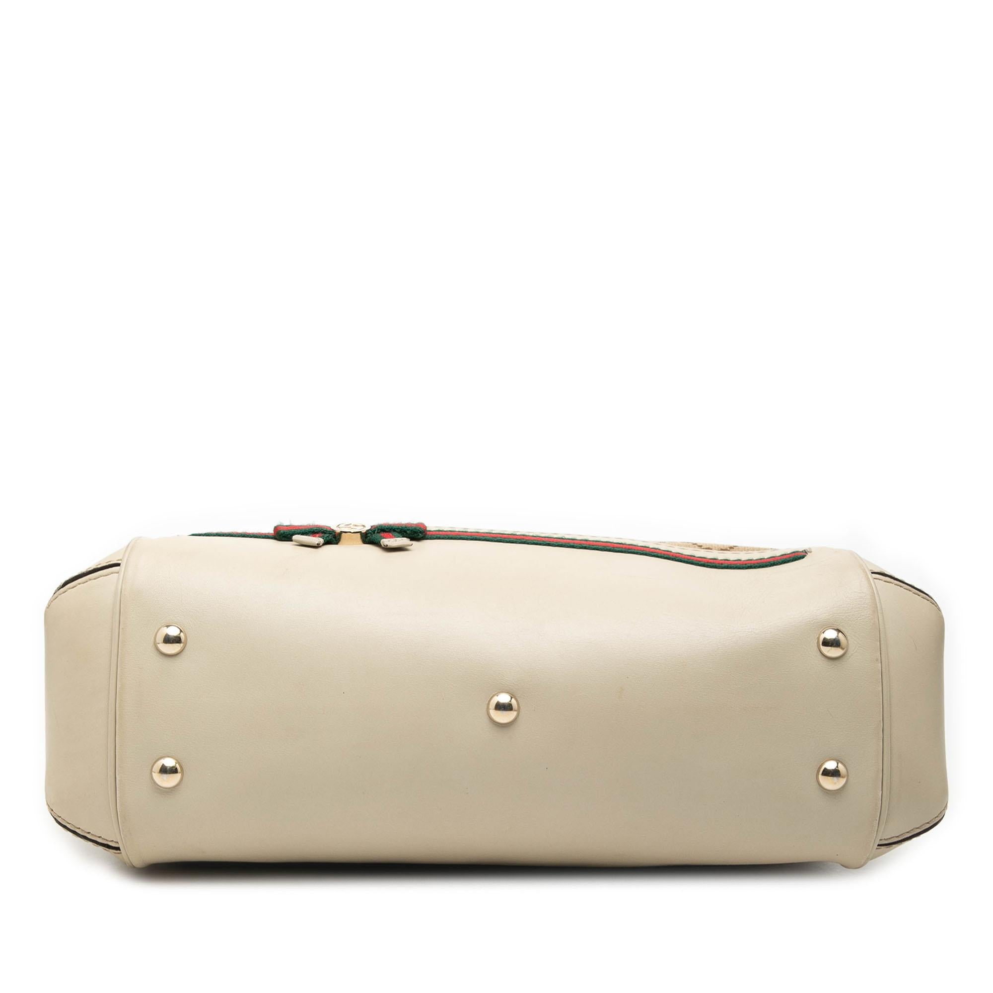 Gucci GG Canvas Web Mayfair Satchel