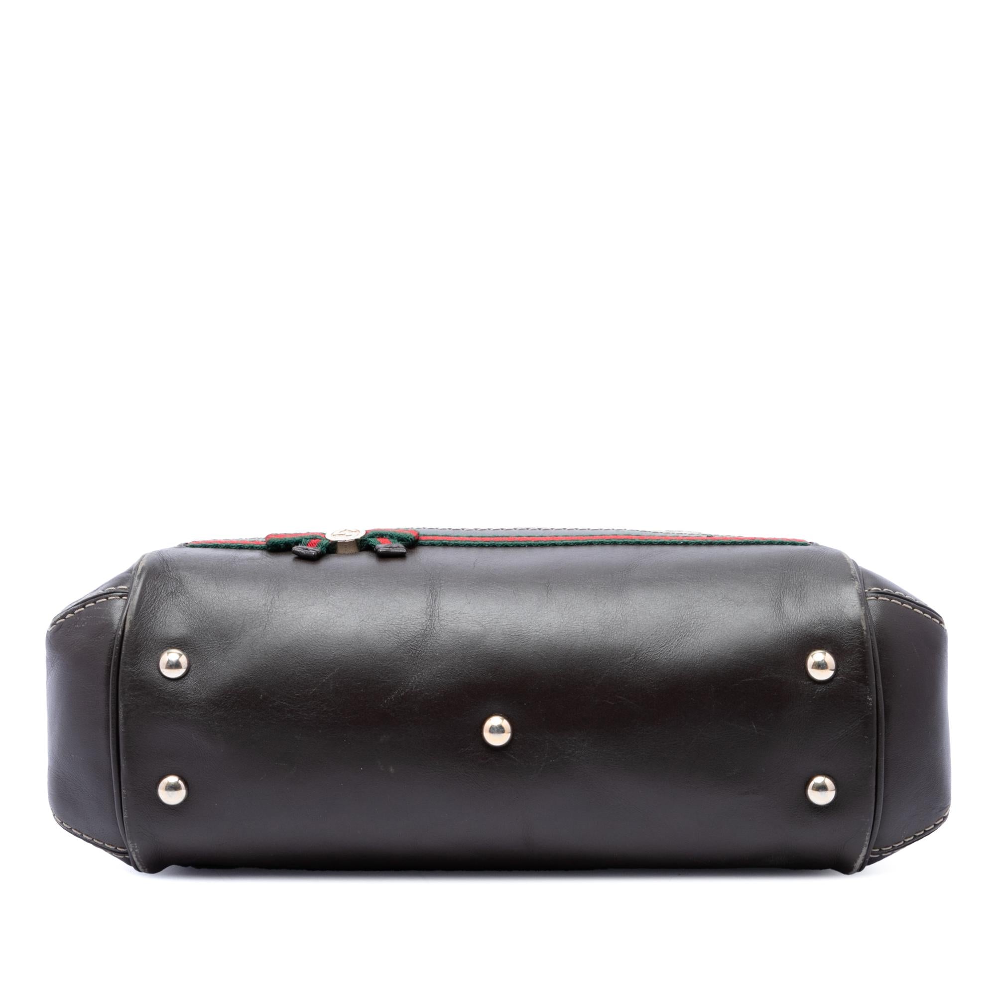 Gucci GG Canvas Web Mayfair Satchel