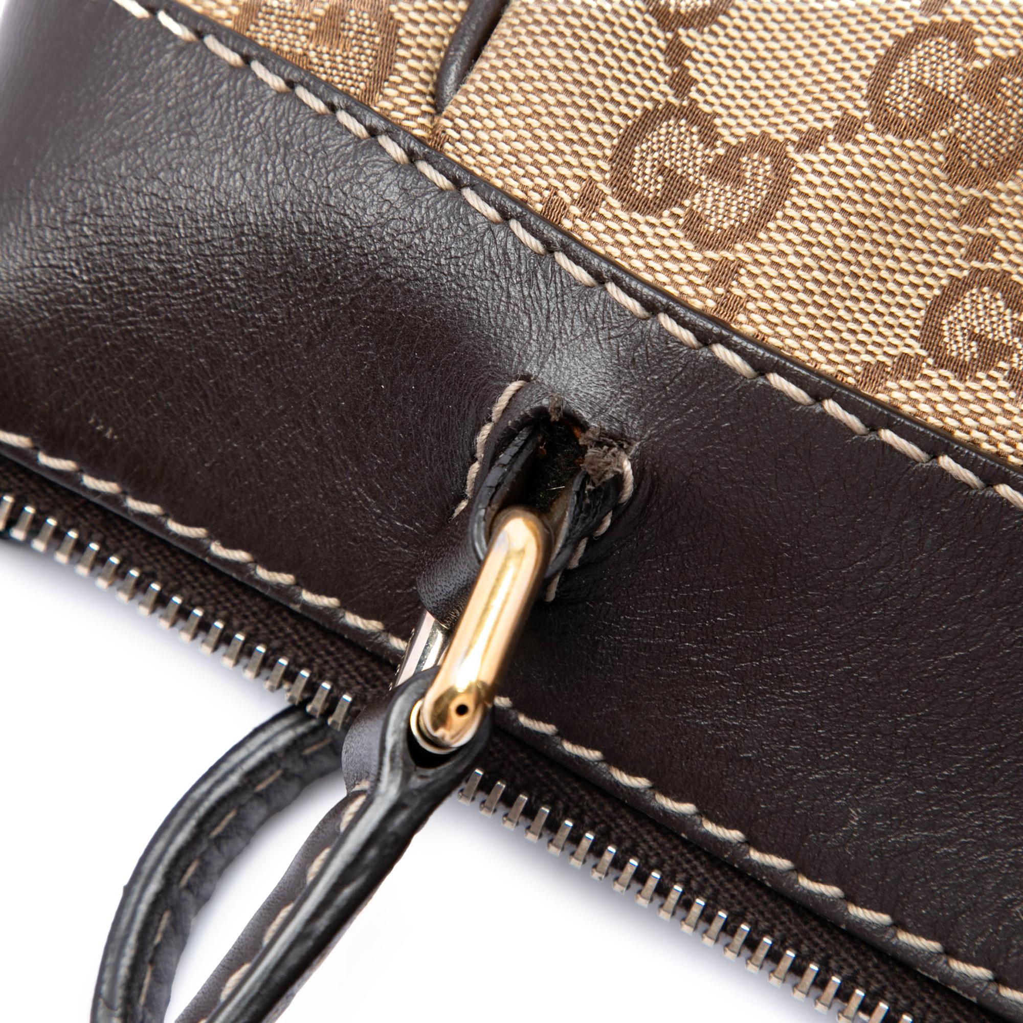 Gucci GG Canvas Web Mayfair Satchel
