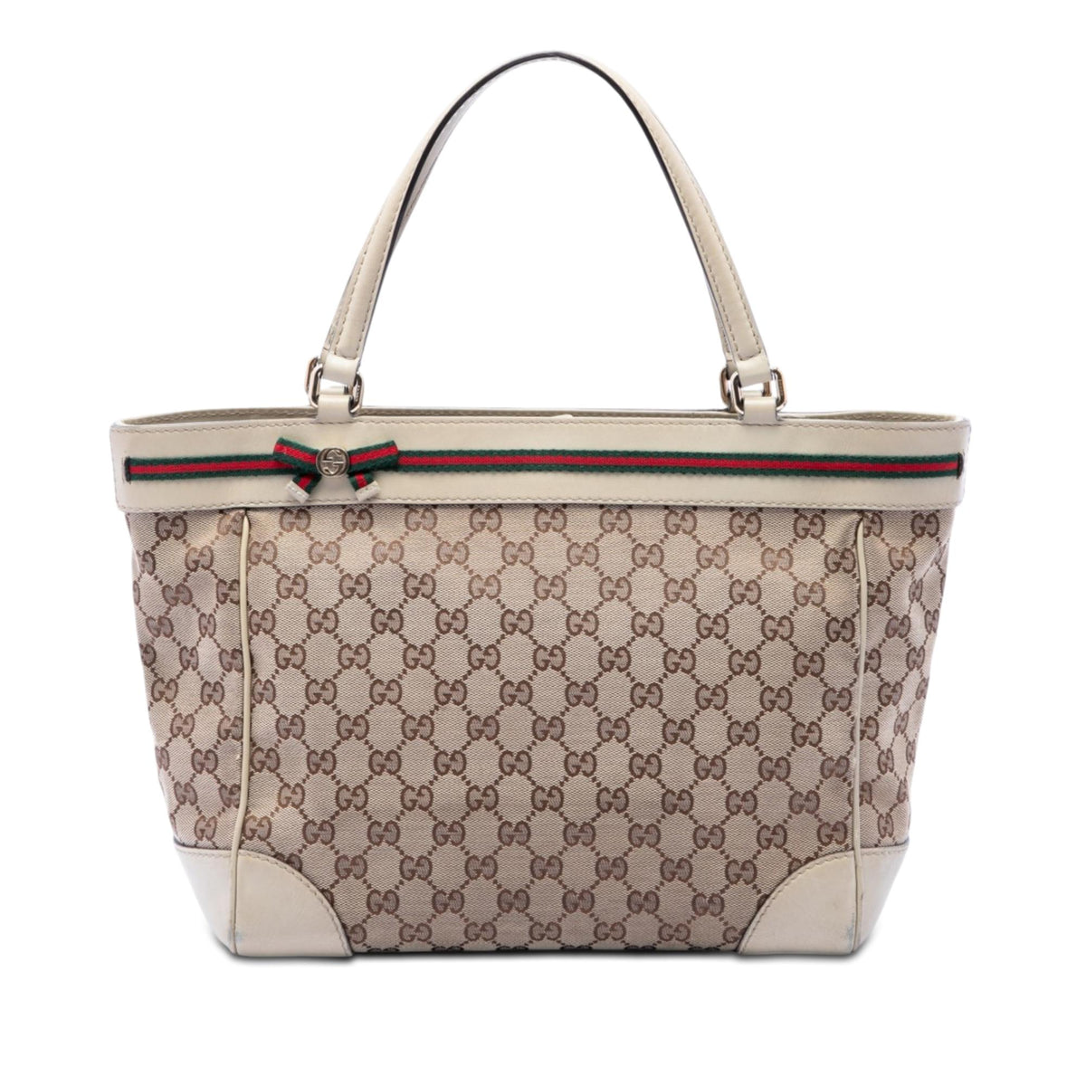 Gucci GG Canvas Web Mayfair Tote