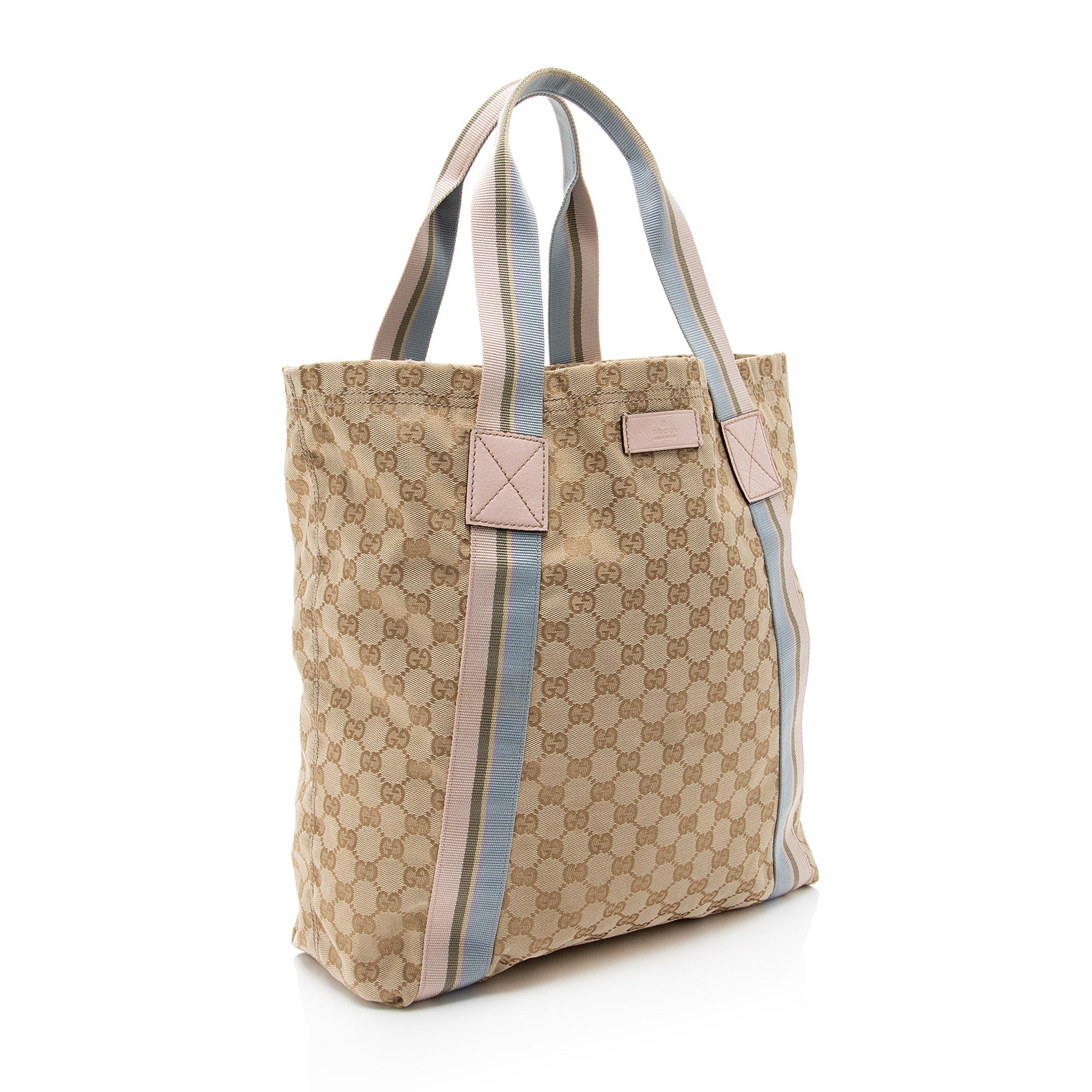 Gucci GG Canvas Web Original Tote (SHF-cmFwNe)