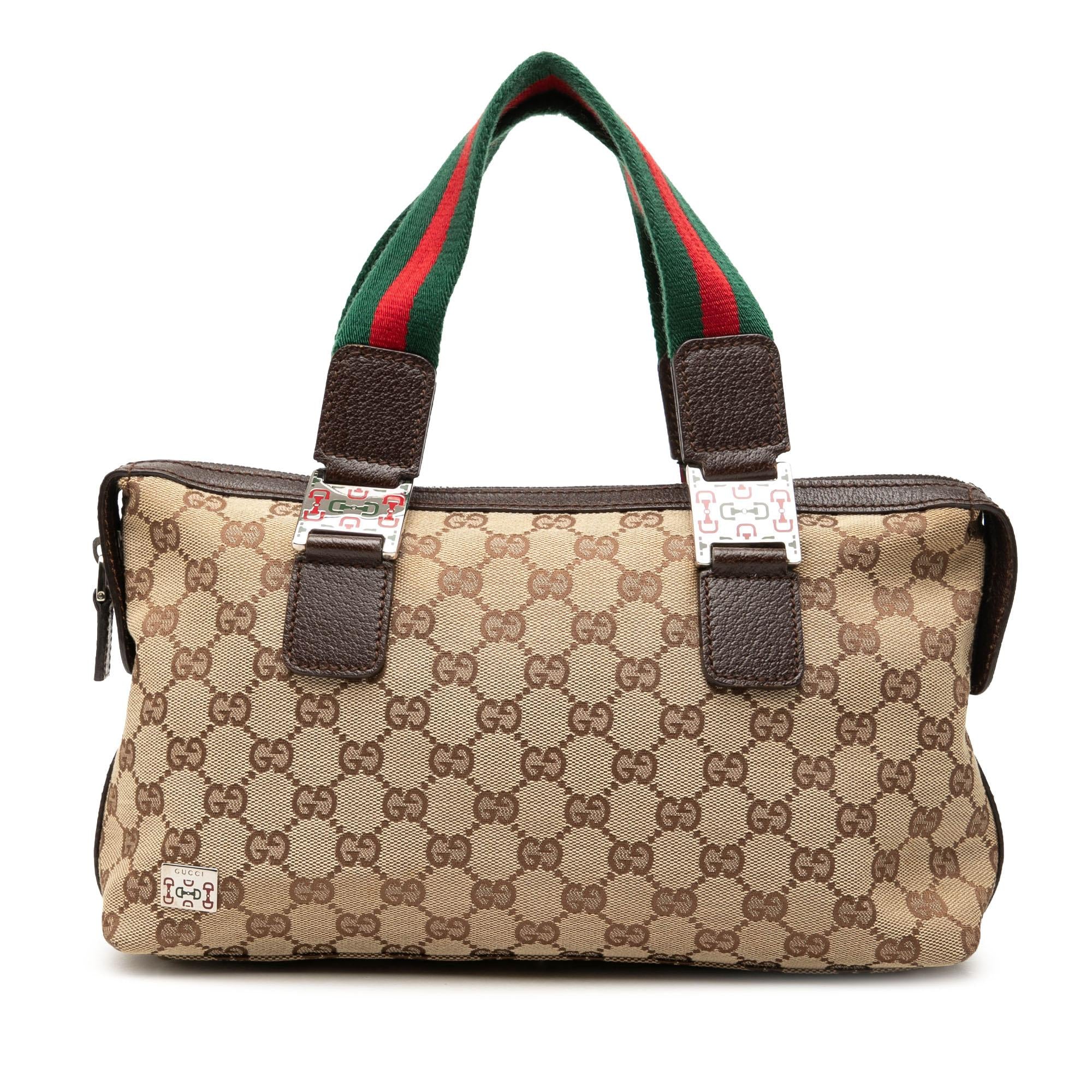 Gucci GG Canvas Web Pop Handbag